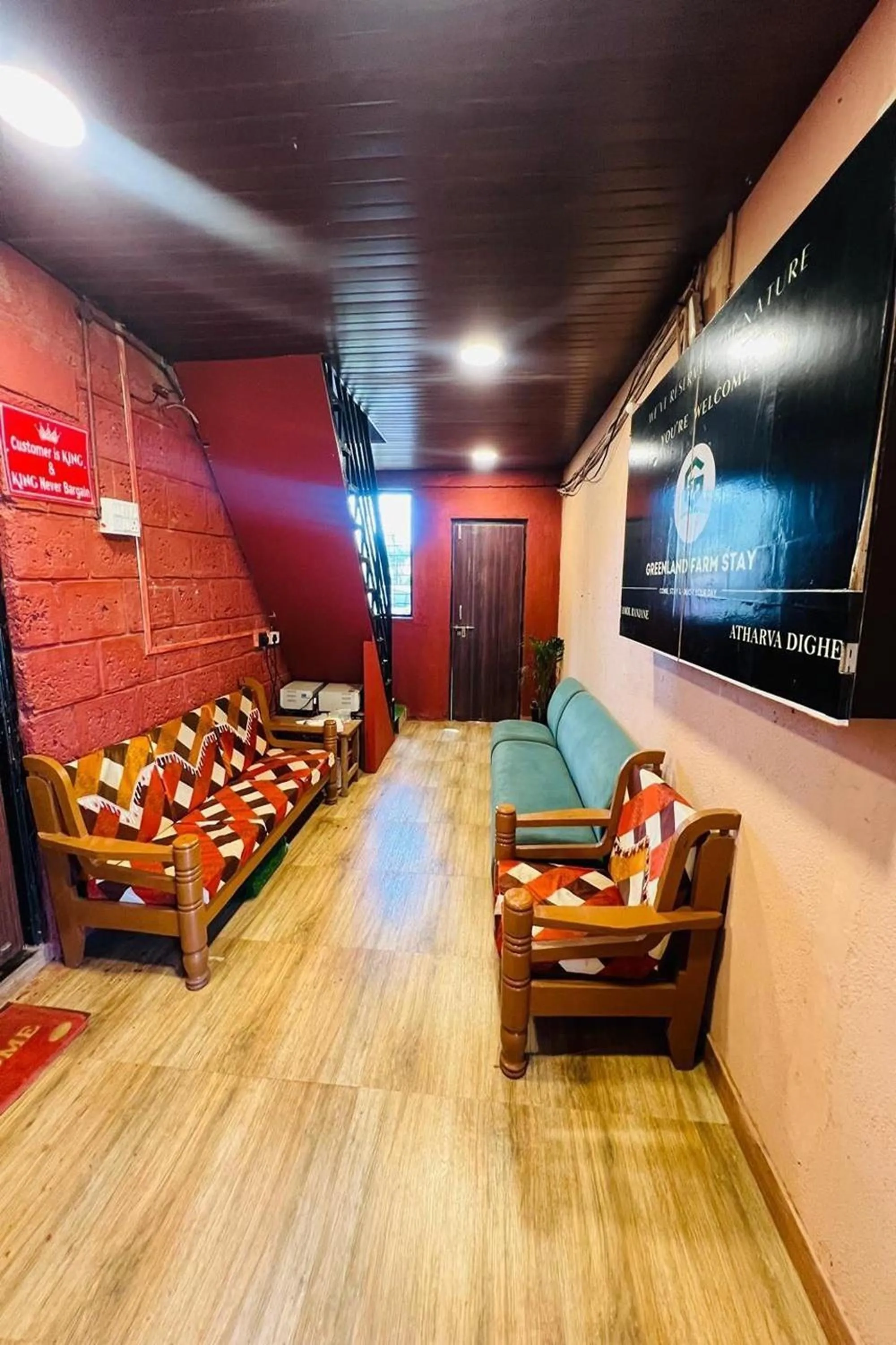 Living room in Greenland Stay