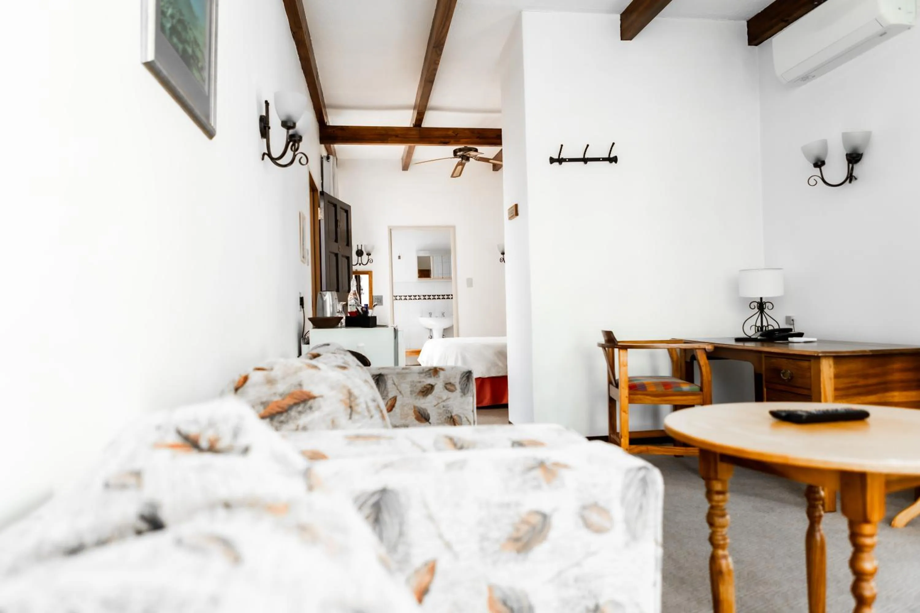 air conditioner, Bed in Casa Blanca Boutique Hotel