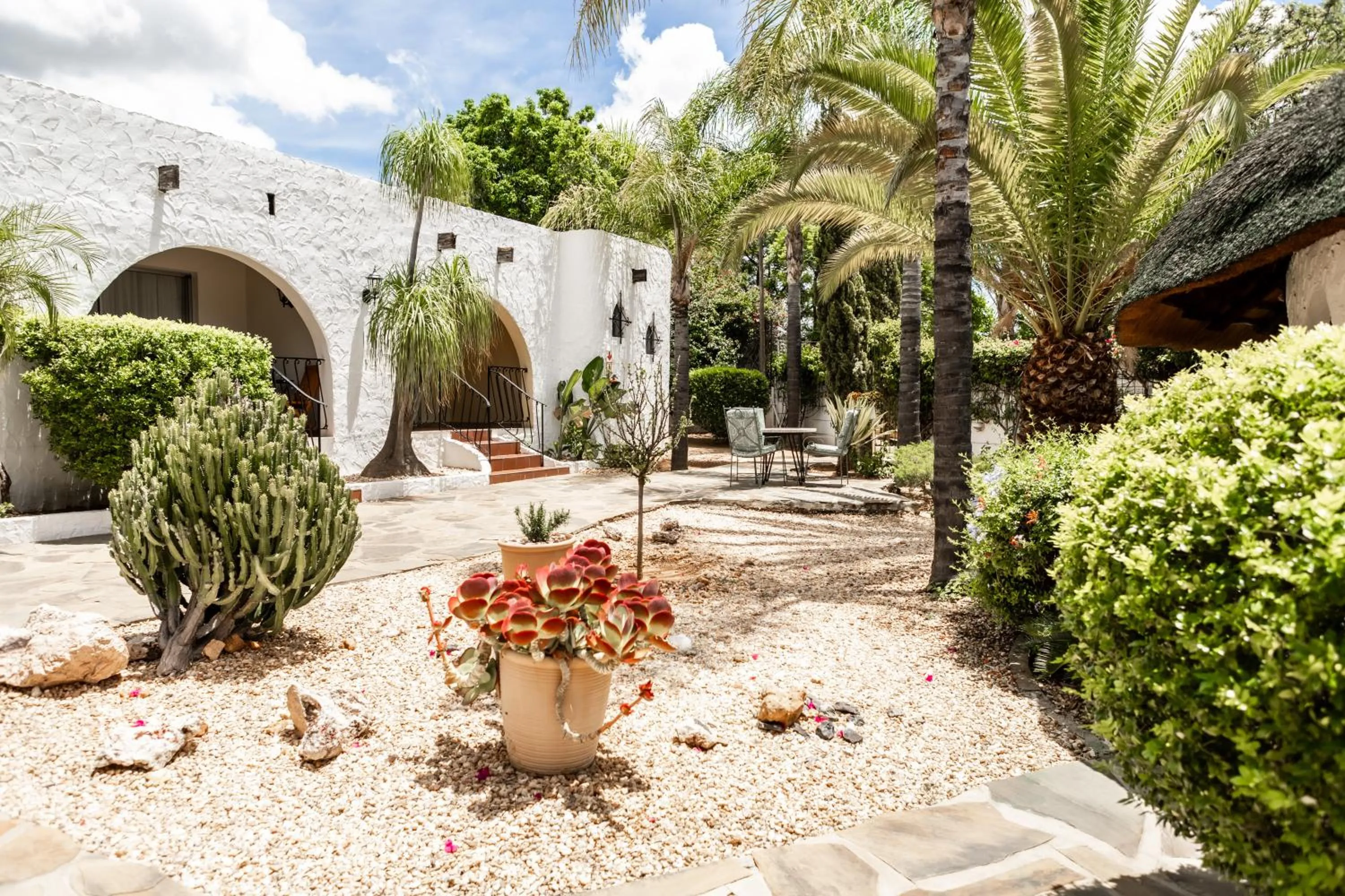 Garden view in Casa Blanca Boutique Hotel Pension