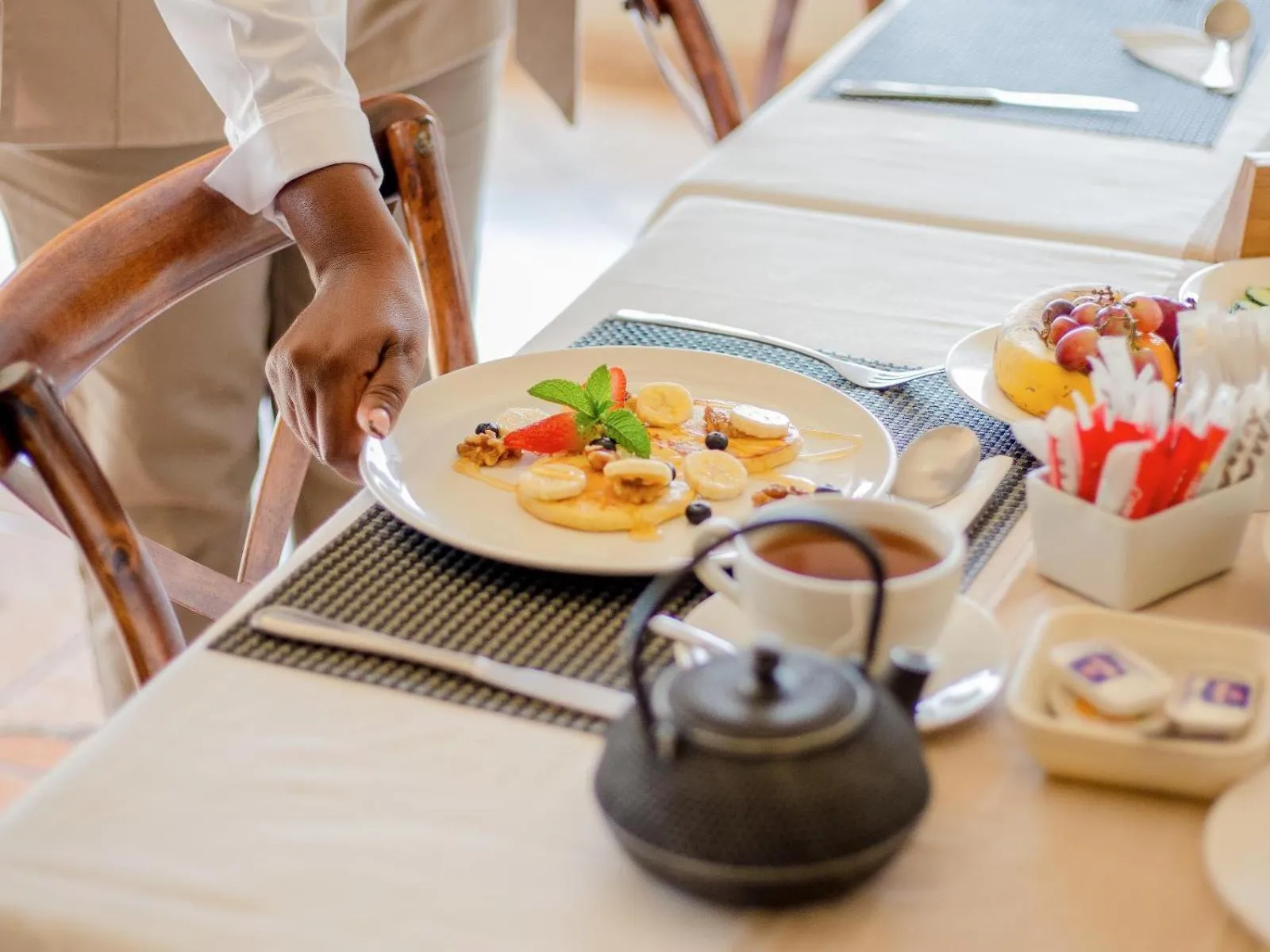 Dining area in Casa Blanca Boutique Hotel