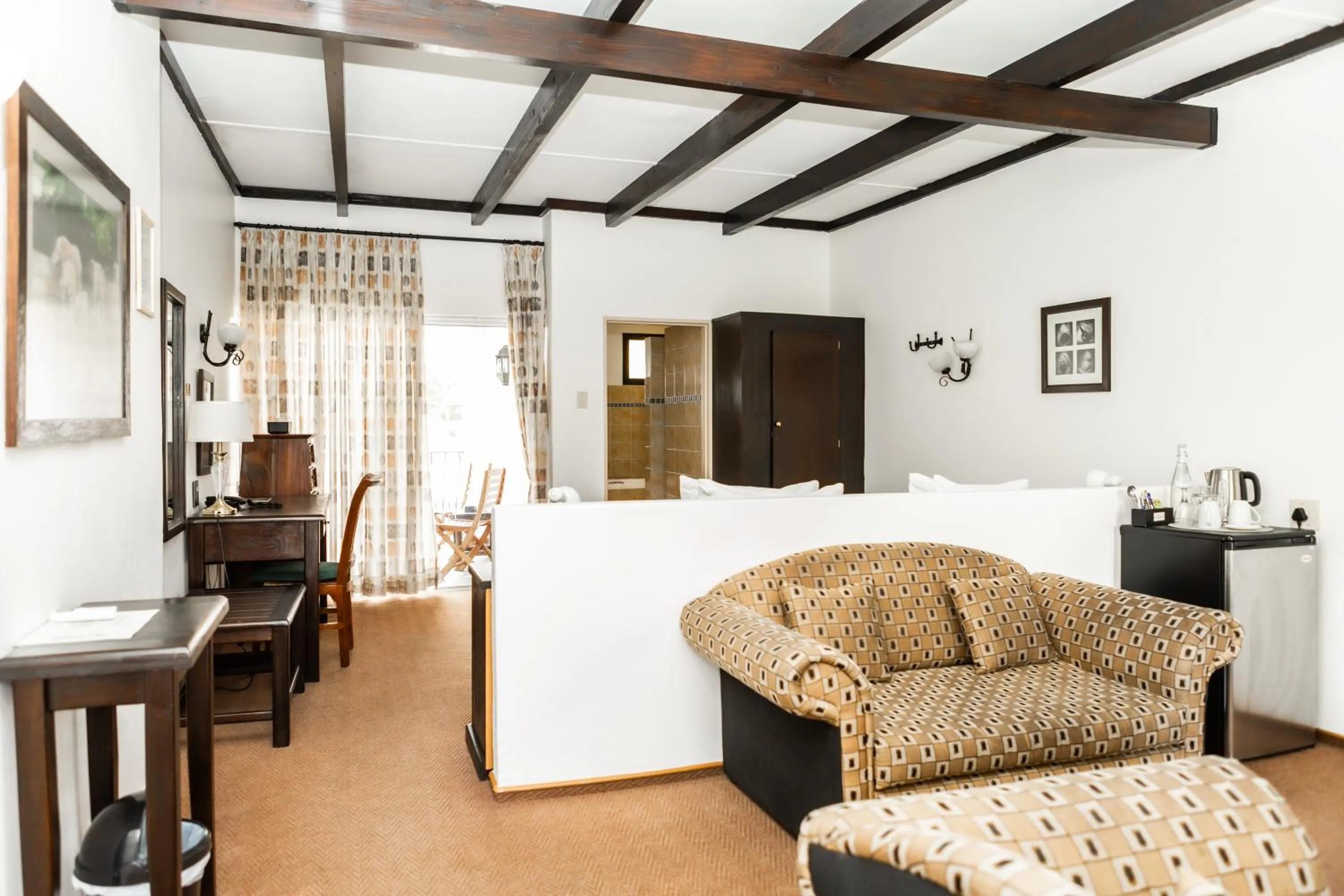 Seating area in Casa Blanca Boutique Hotel