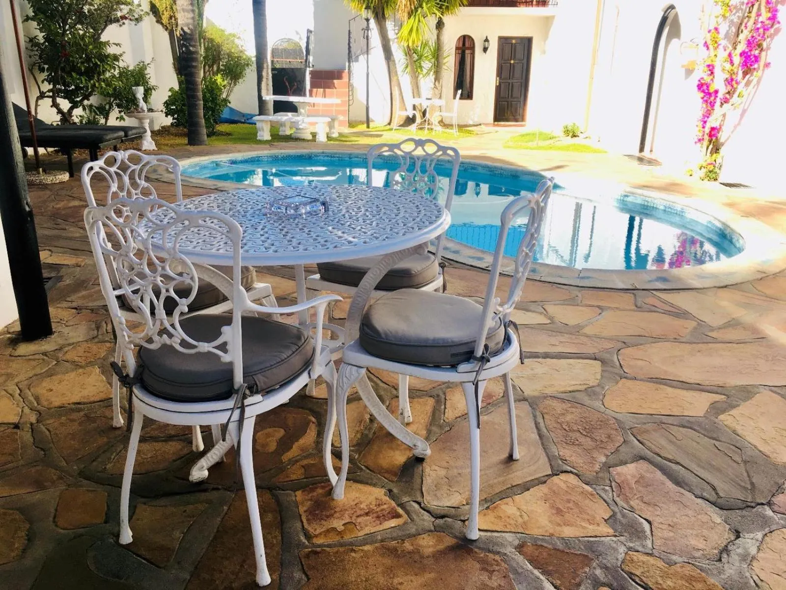 Patio in Casa Blanca Boutique Hotel Pension