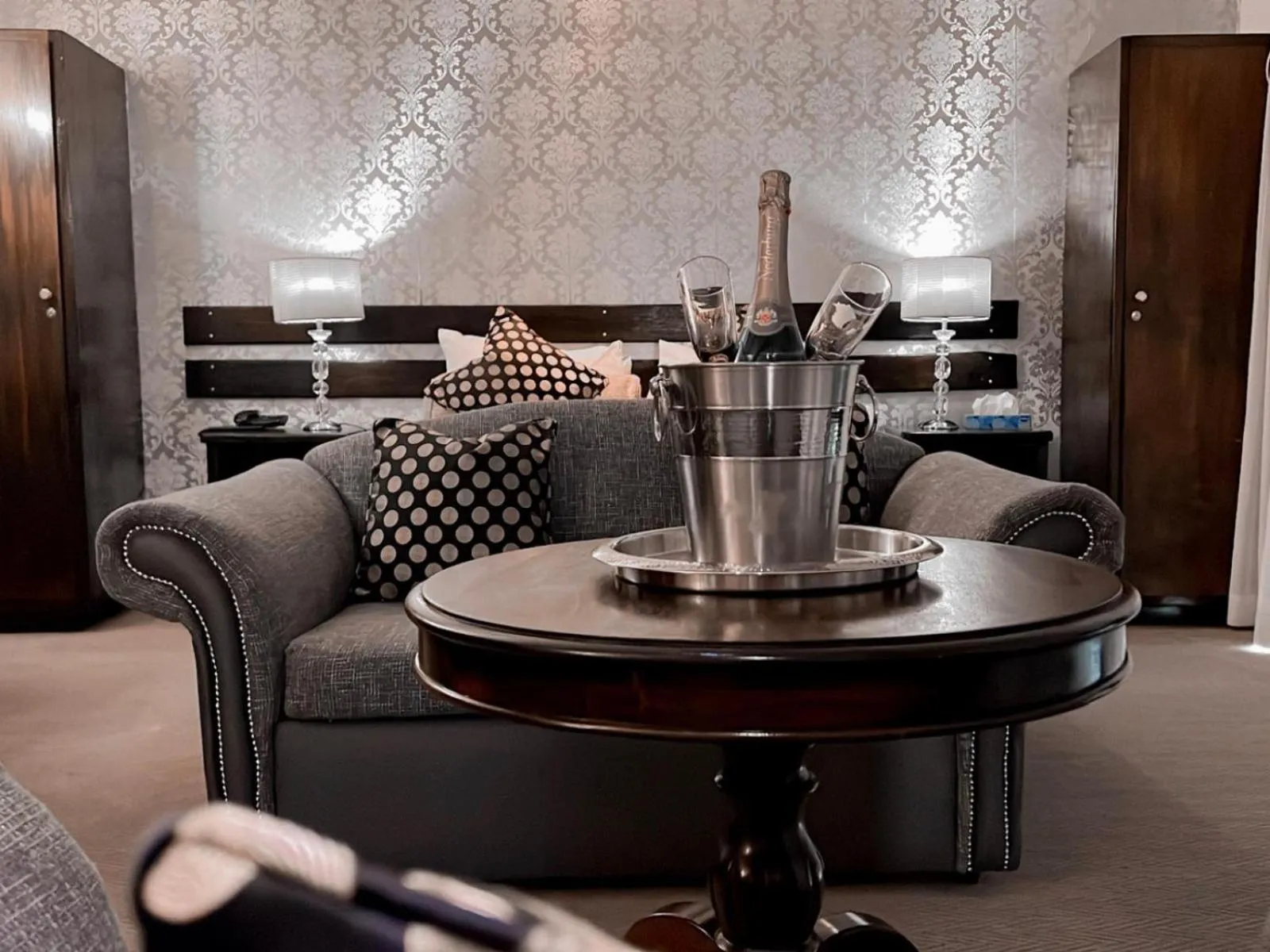 Seating area in Casa Blanca Boutique Hotel Pension