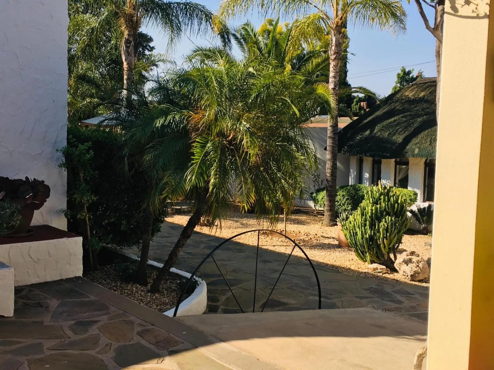 Patio in Casa Blanca Boutique Hotel Pension
