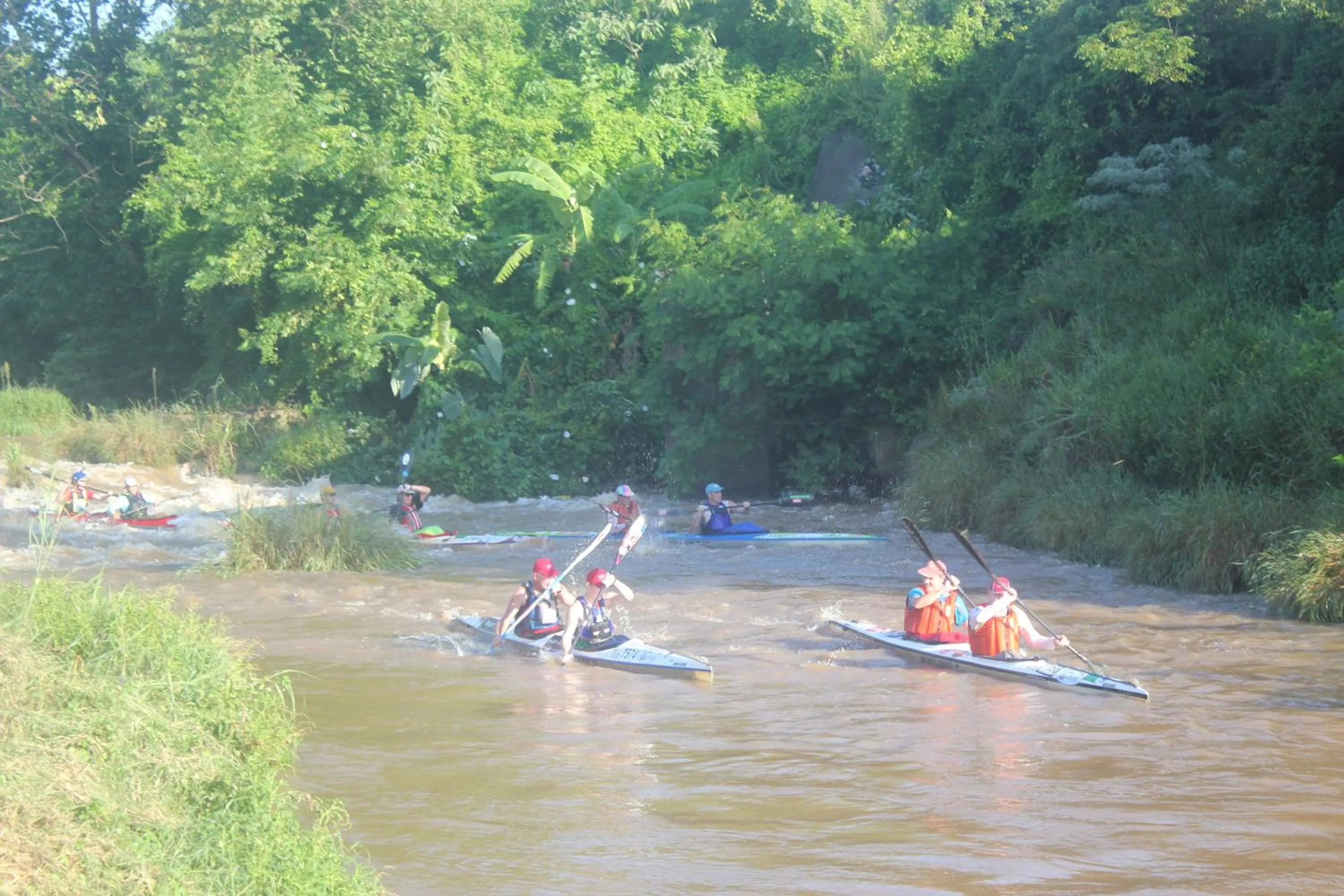 Canoeing in Ascot Bush Lodge
