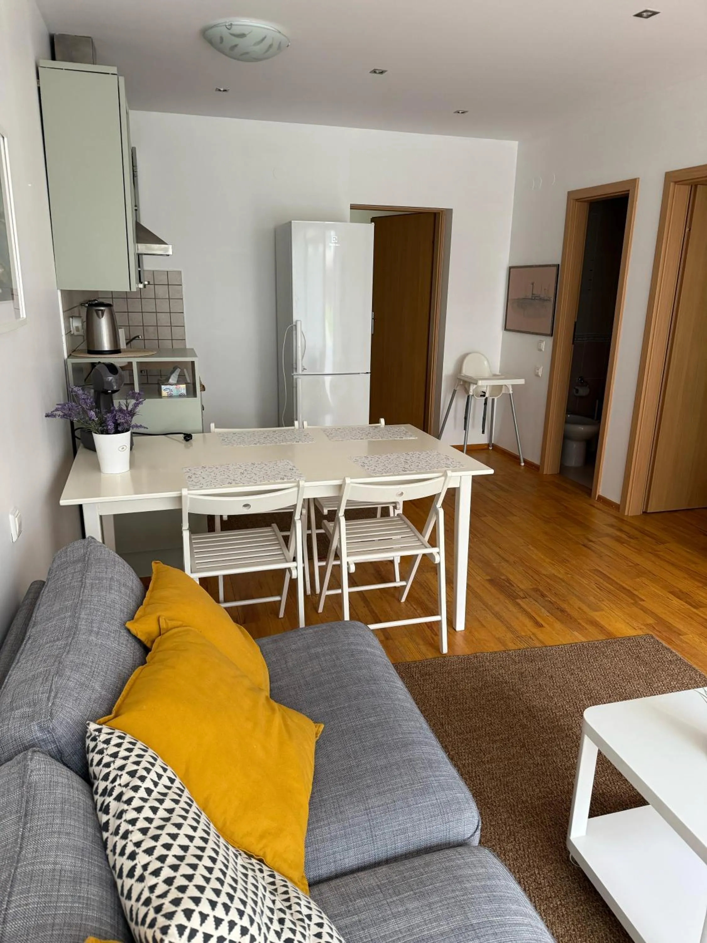 Kitchen or kitchenette in Alexa Nida Lighthouse Apartment