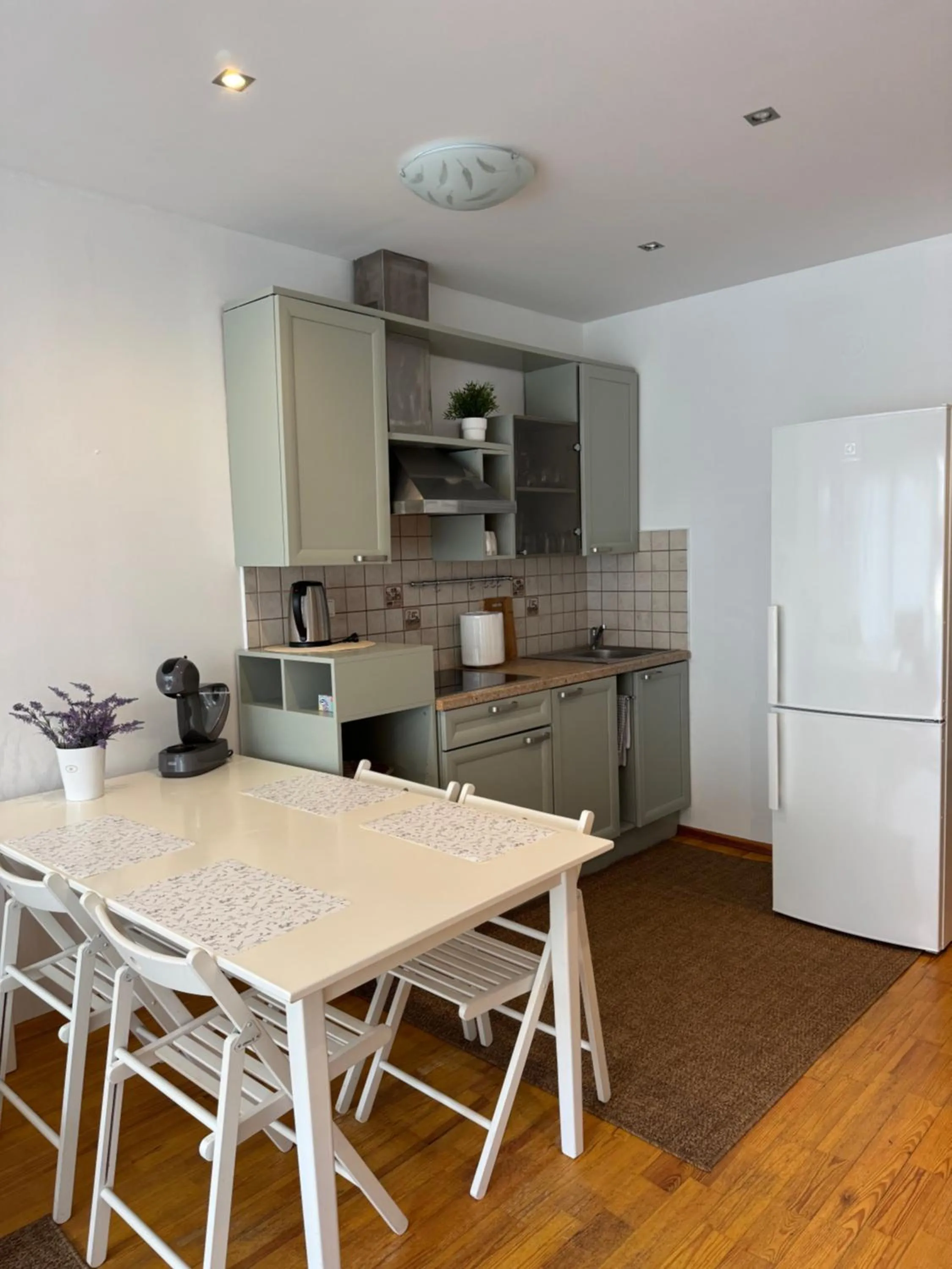 Kitchen or kitchenette in Alexa Nida Lighthouse Apartment