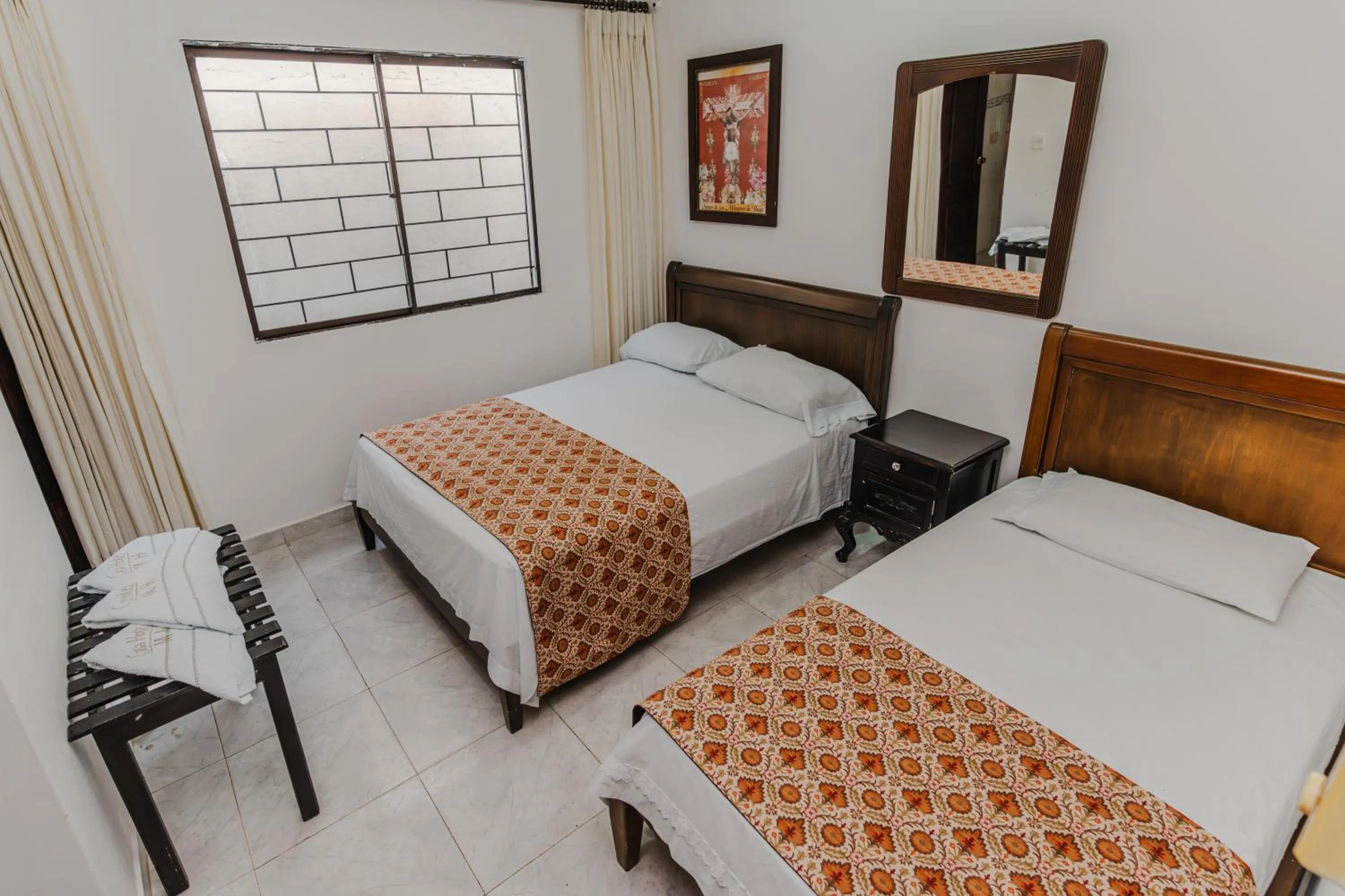 Decorative detail, Bed in Casa Hotel Miriam