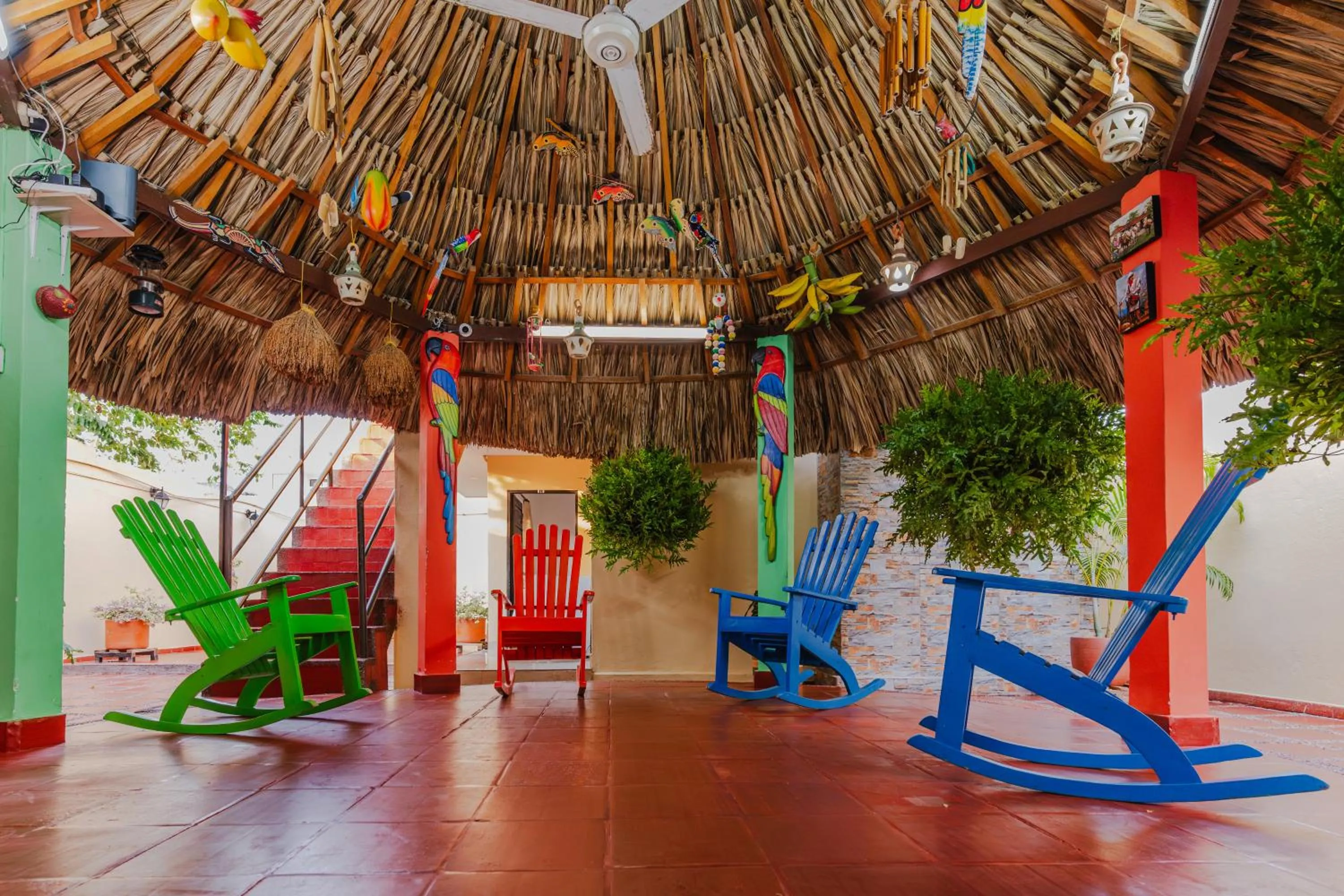 Patio in Casa Hotel Miriam