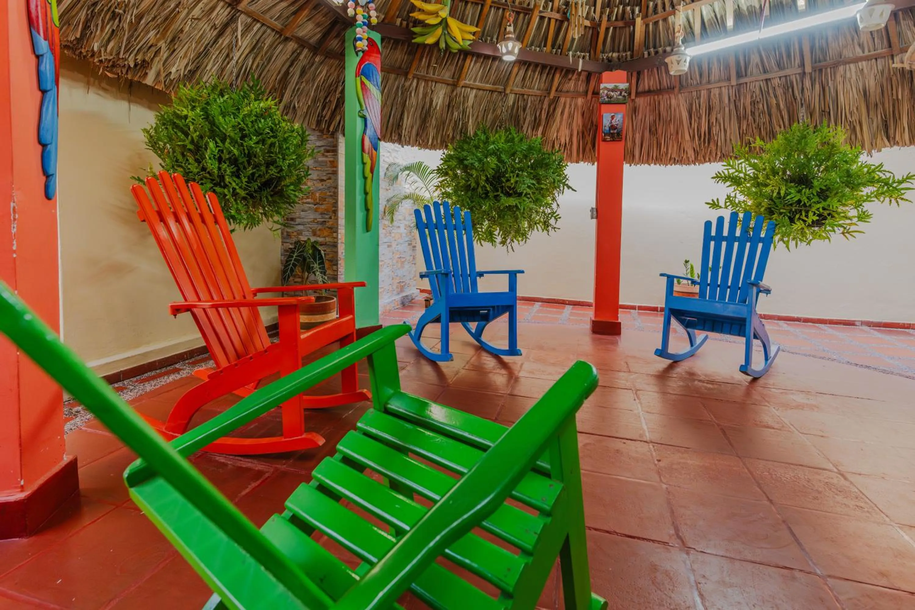 Patio in Casa Hotel Miriam