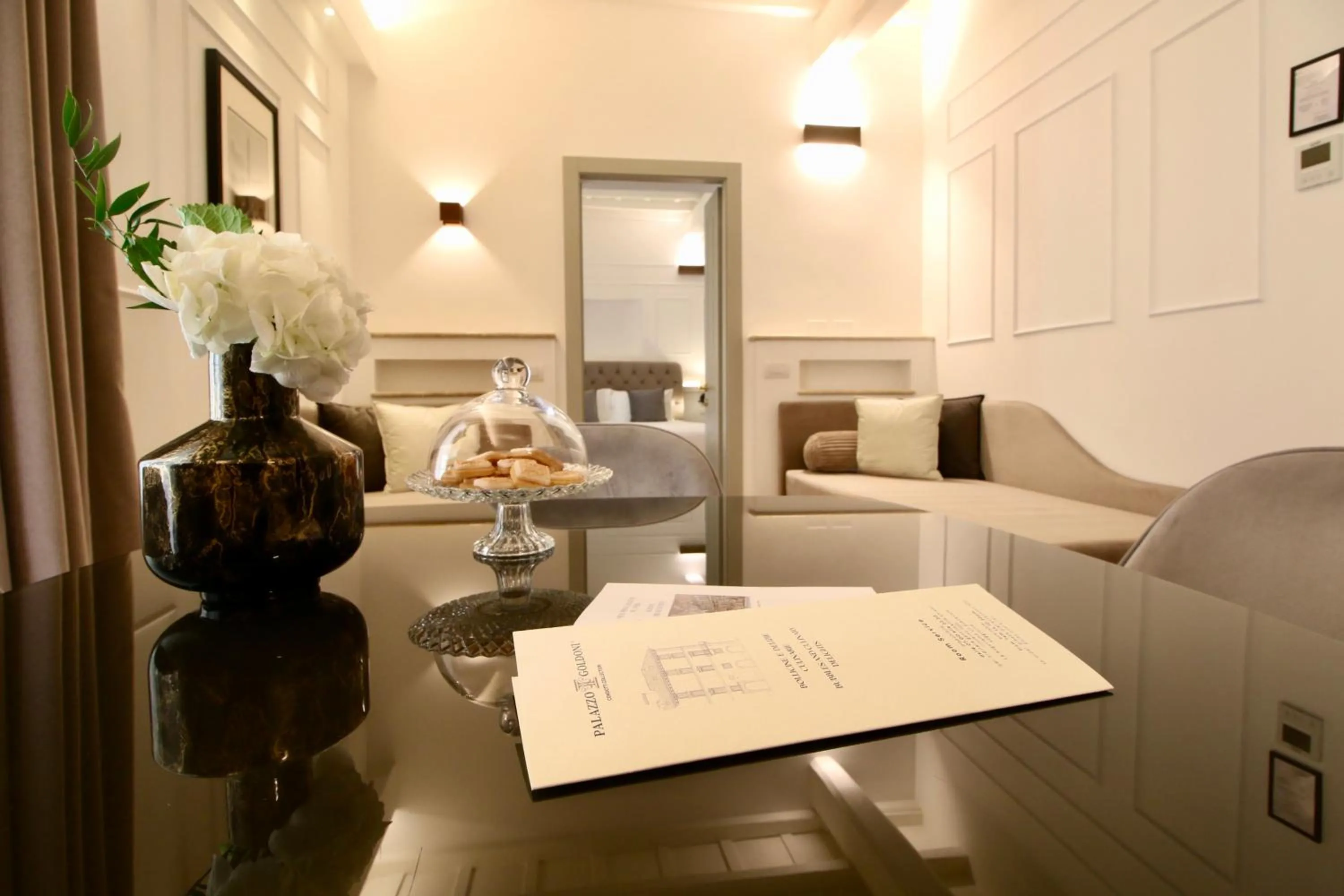 Living room in Palazzo Goldoni Condotti Collection
