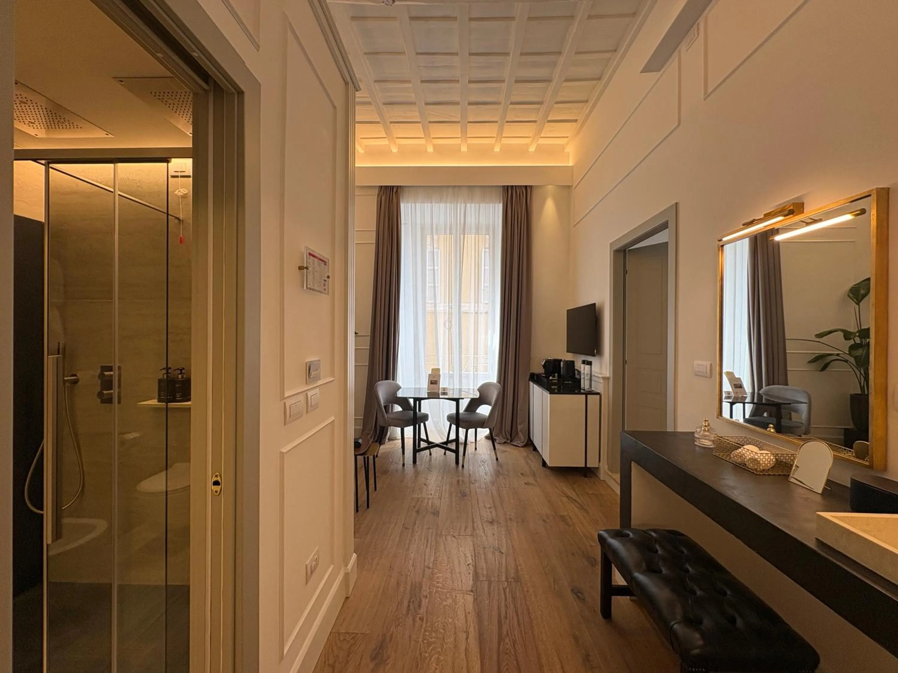 Seating area in Palazzo Goldoni Condotti Collection