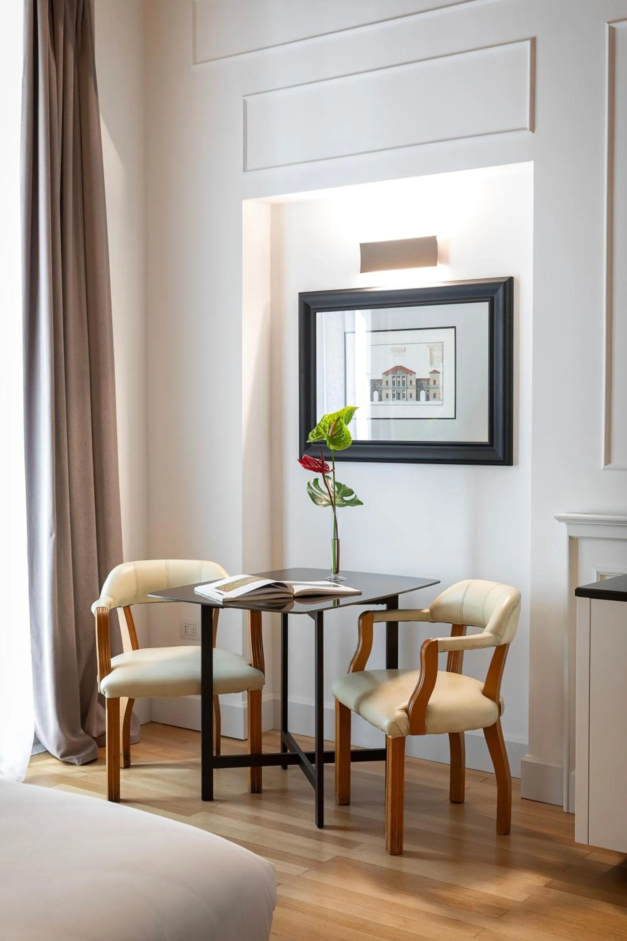 Seating area, Bed in Palazzo Goldoni Condotti Collection