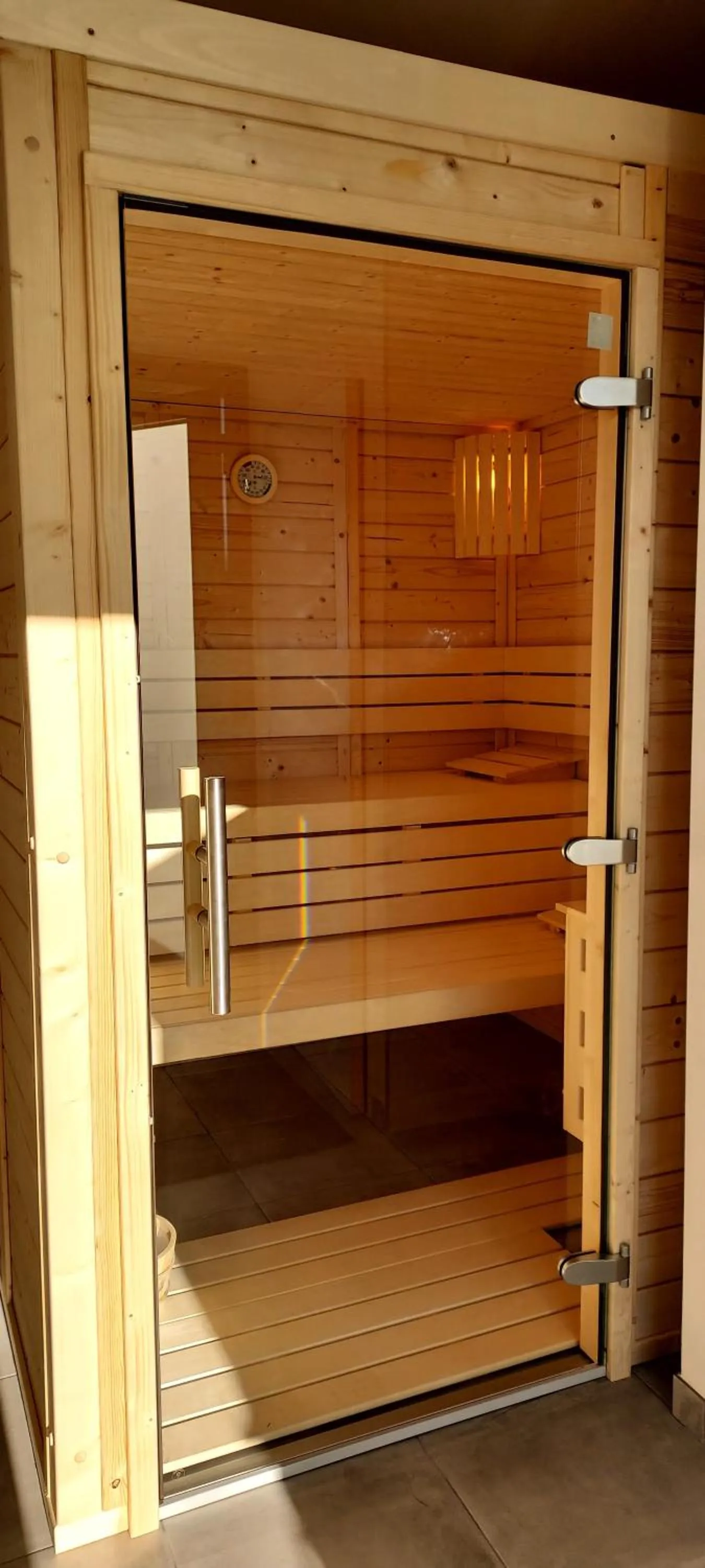 Sauna in Les Chambres d'hôtes de Kérasquer