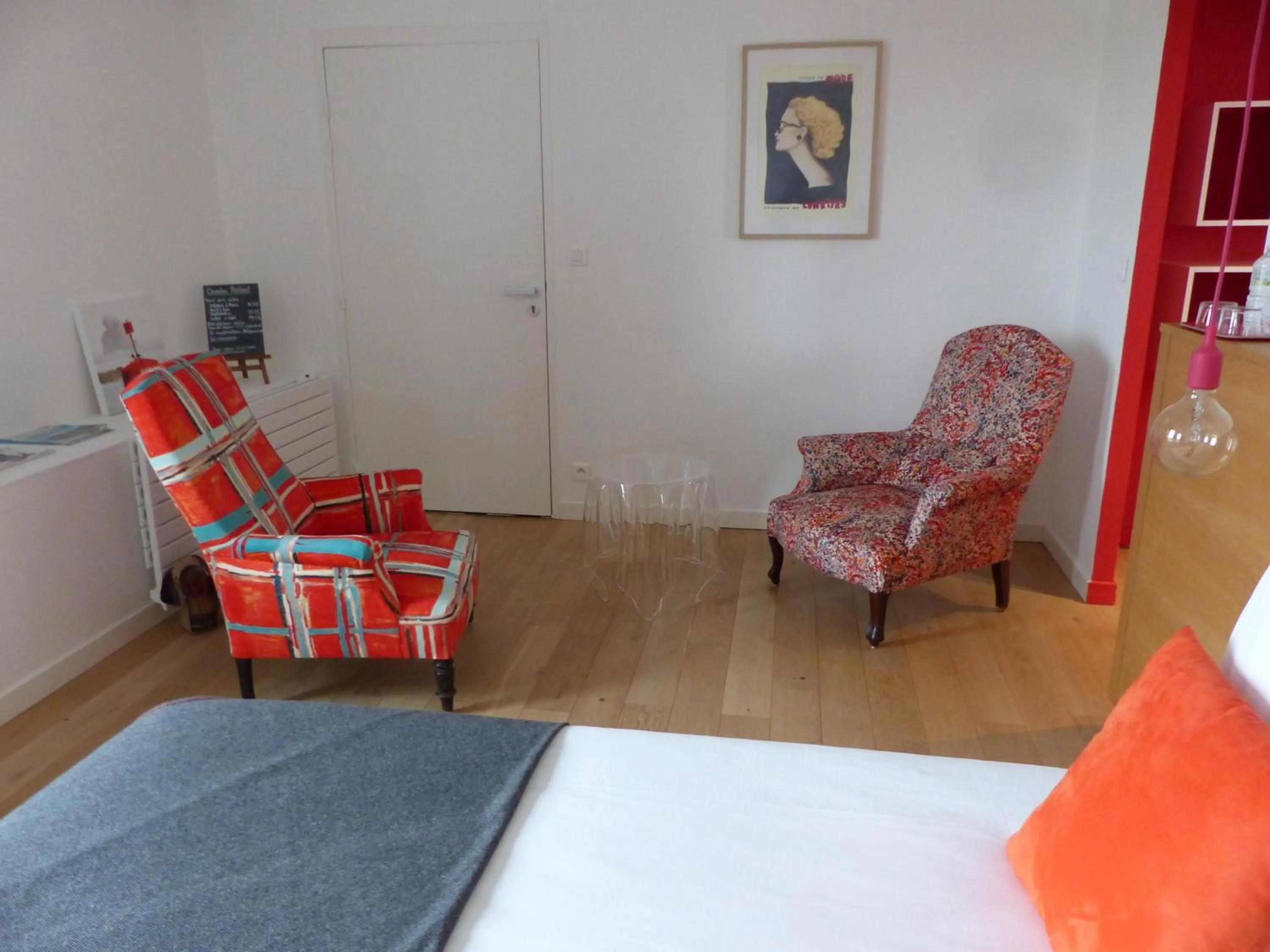 Seating area in Les Chambres d'hôtes de Kérasquer