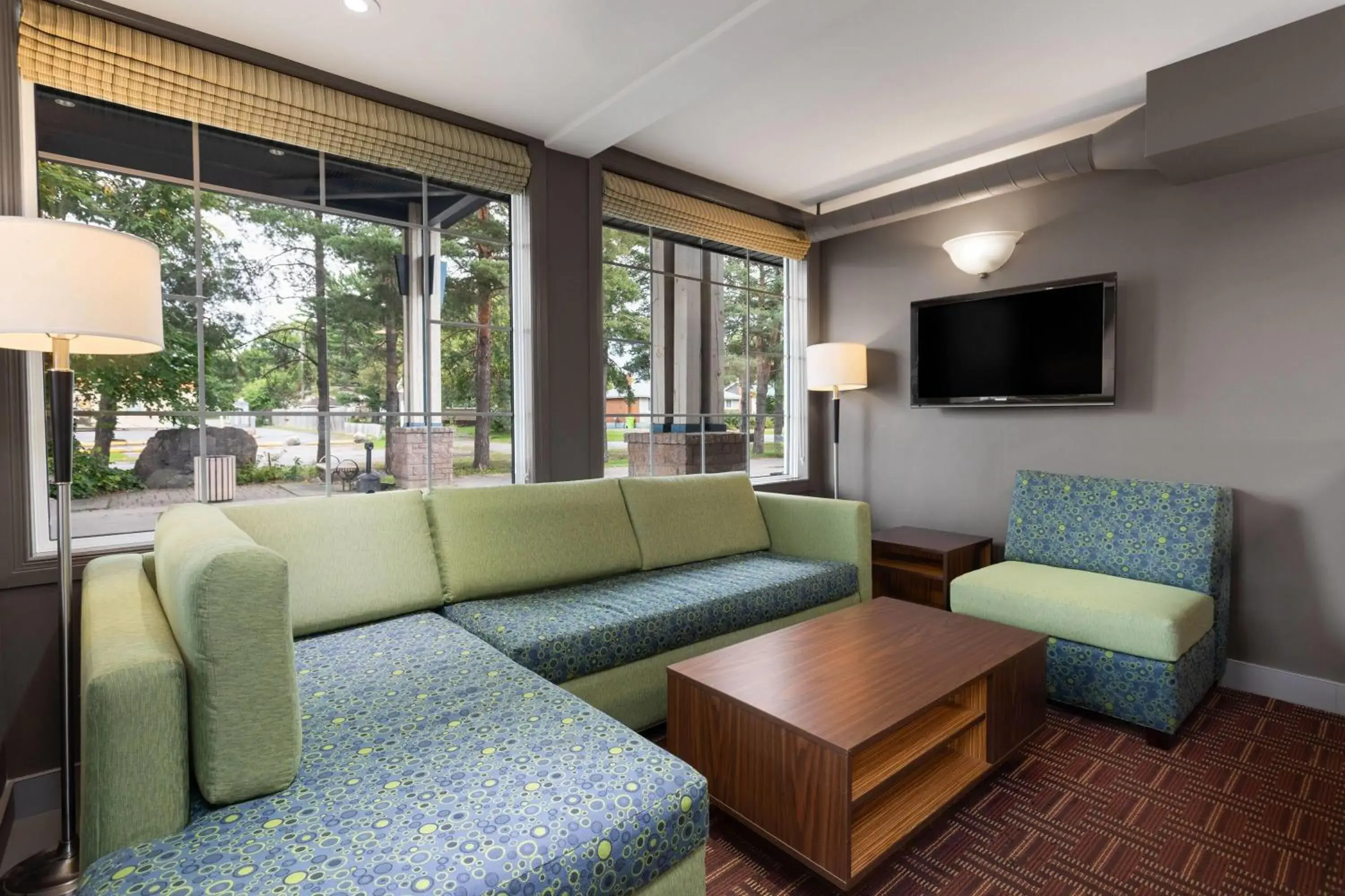 Lobby or reception in Super 8 by Wyndham Sault Ste Marie On Lobby or reception in Super 8 by Wyndham Sault Ste Marie On