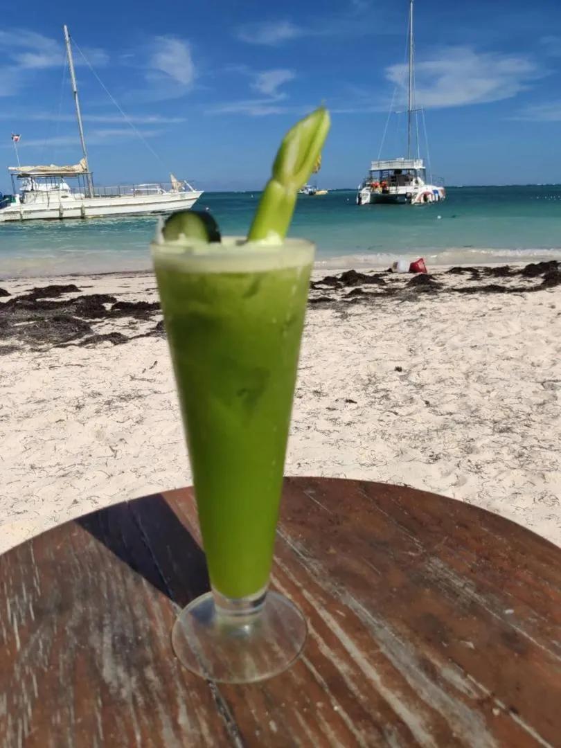 Drinks in Stunning 1-Bed Apartment pool view in Punta Cana