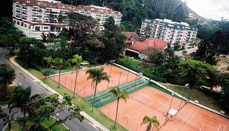 Tennis court in Itaipava RJ Granja Brasil Resort