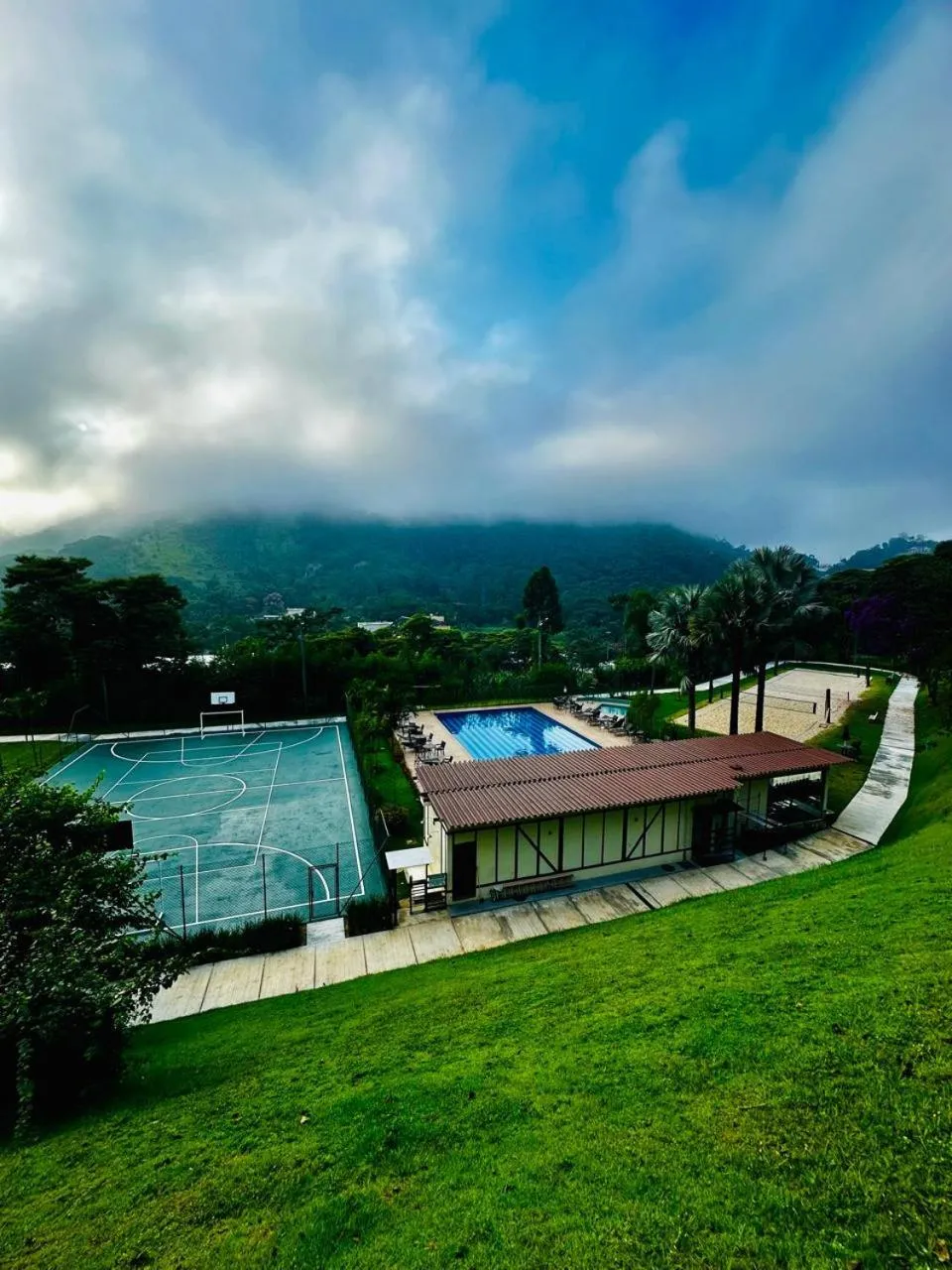 Swimming pool in Itaipava RJ Granja Brasil Resort
