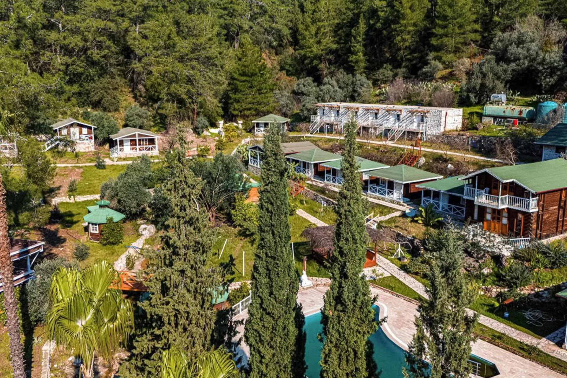Bird's eye view in Angels Garden Hotel