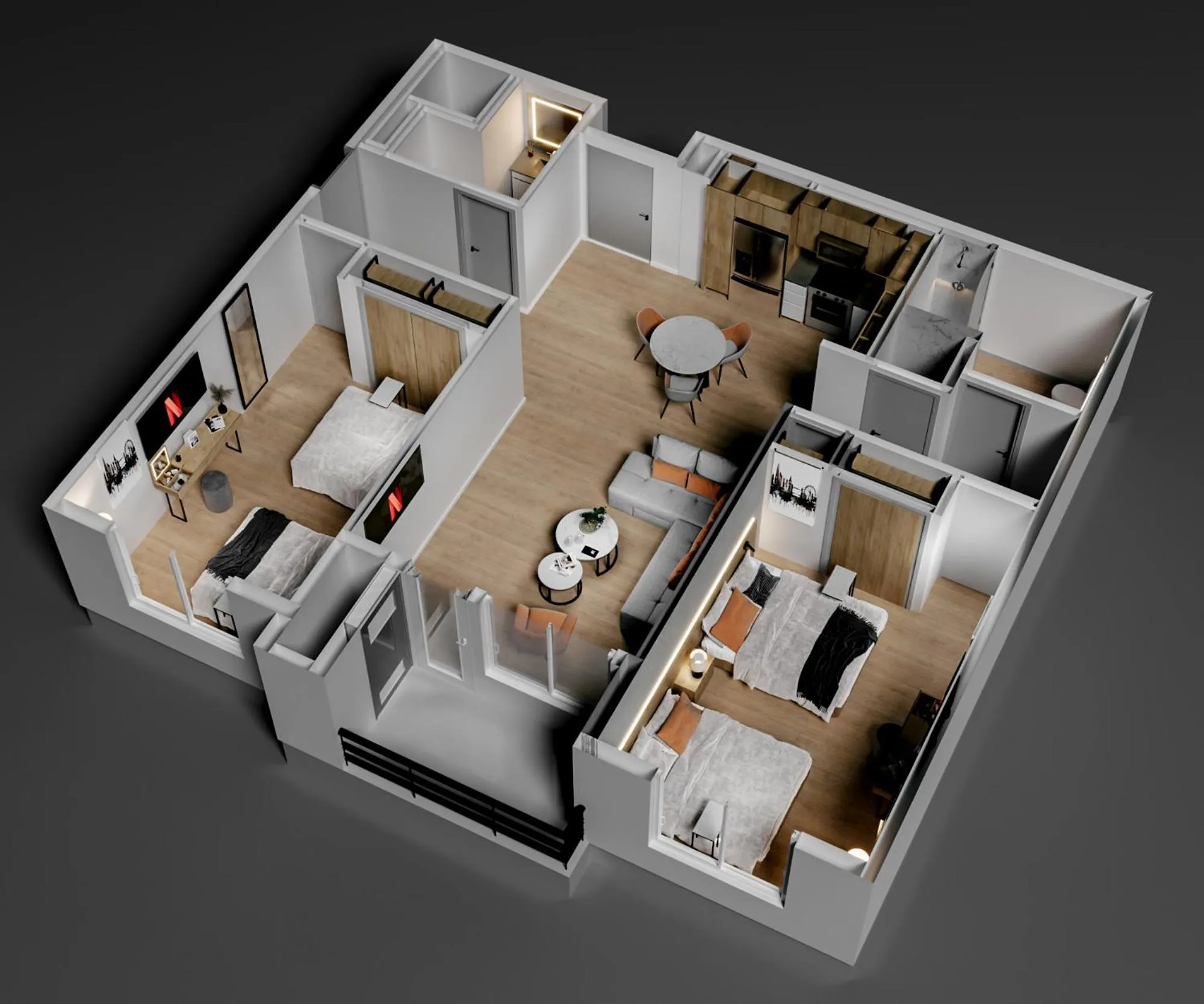 Floor plan in Otonomus Hotel Las Vegas