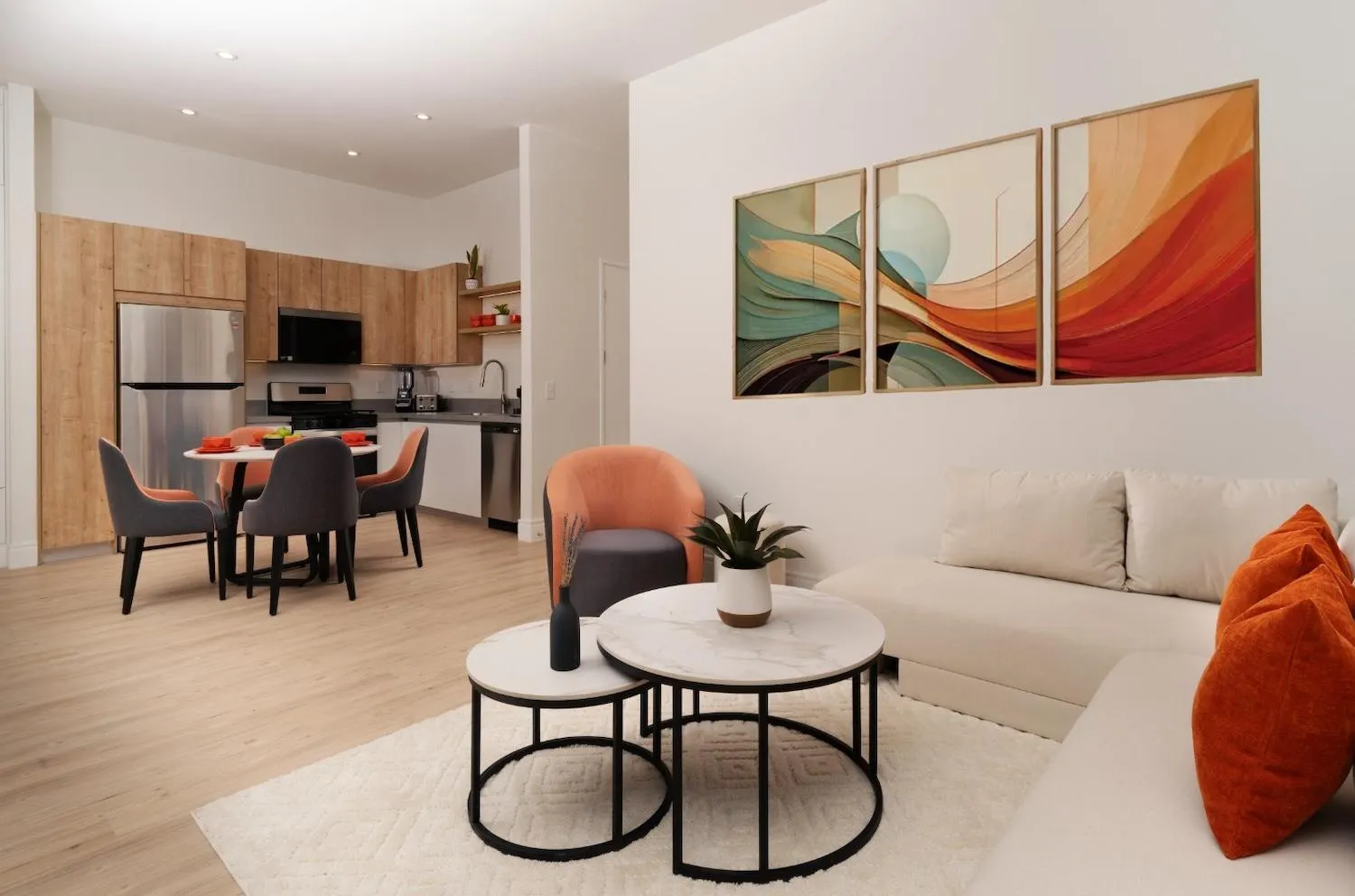 Living room in Otonomus Hotel Las Vegas