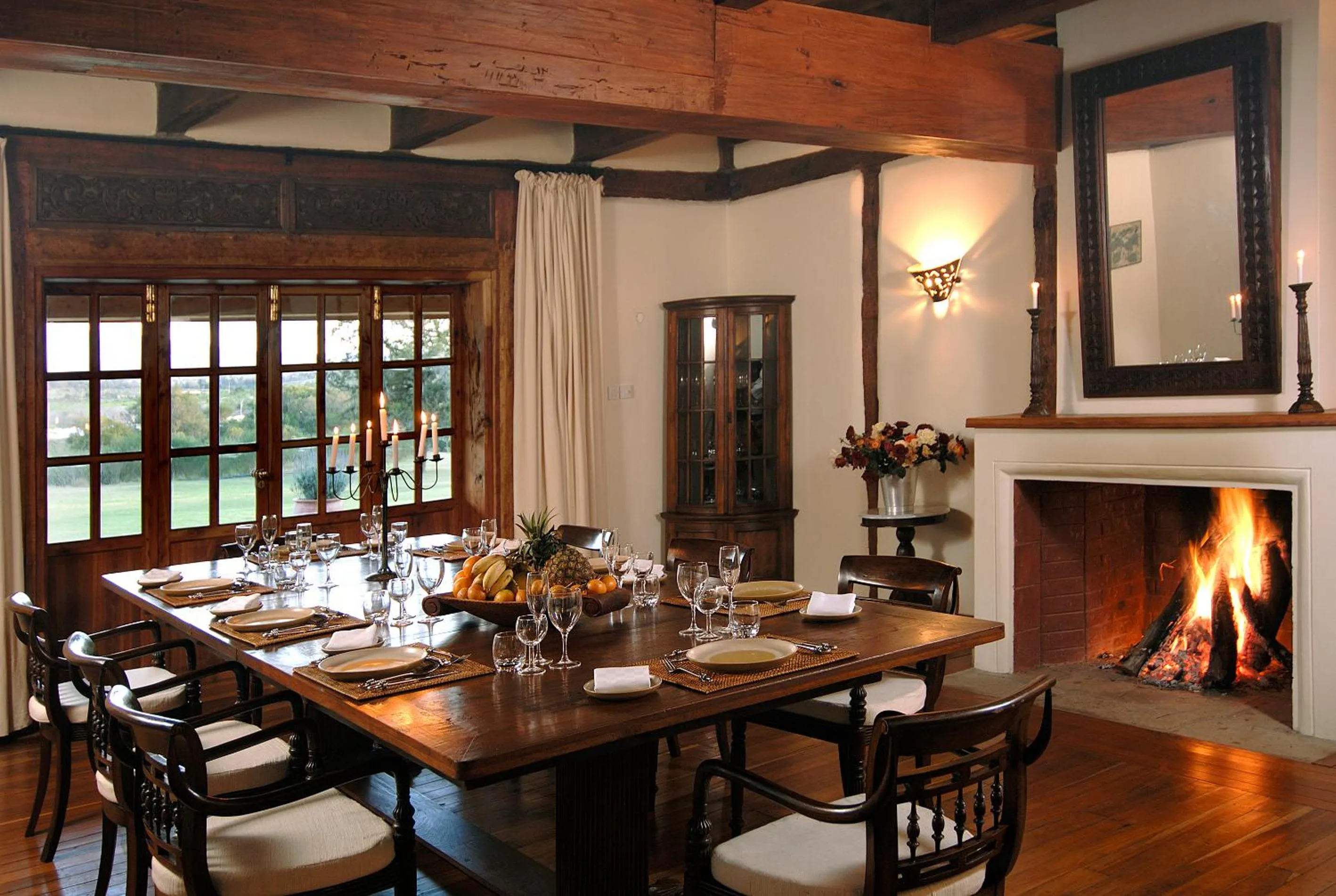 Dining area in Mukima Manor