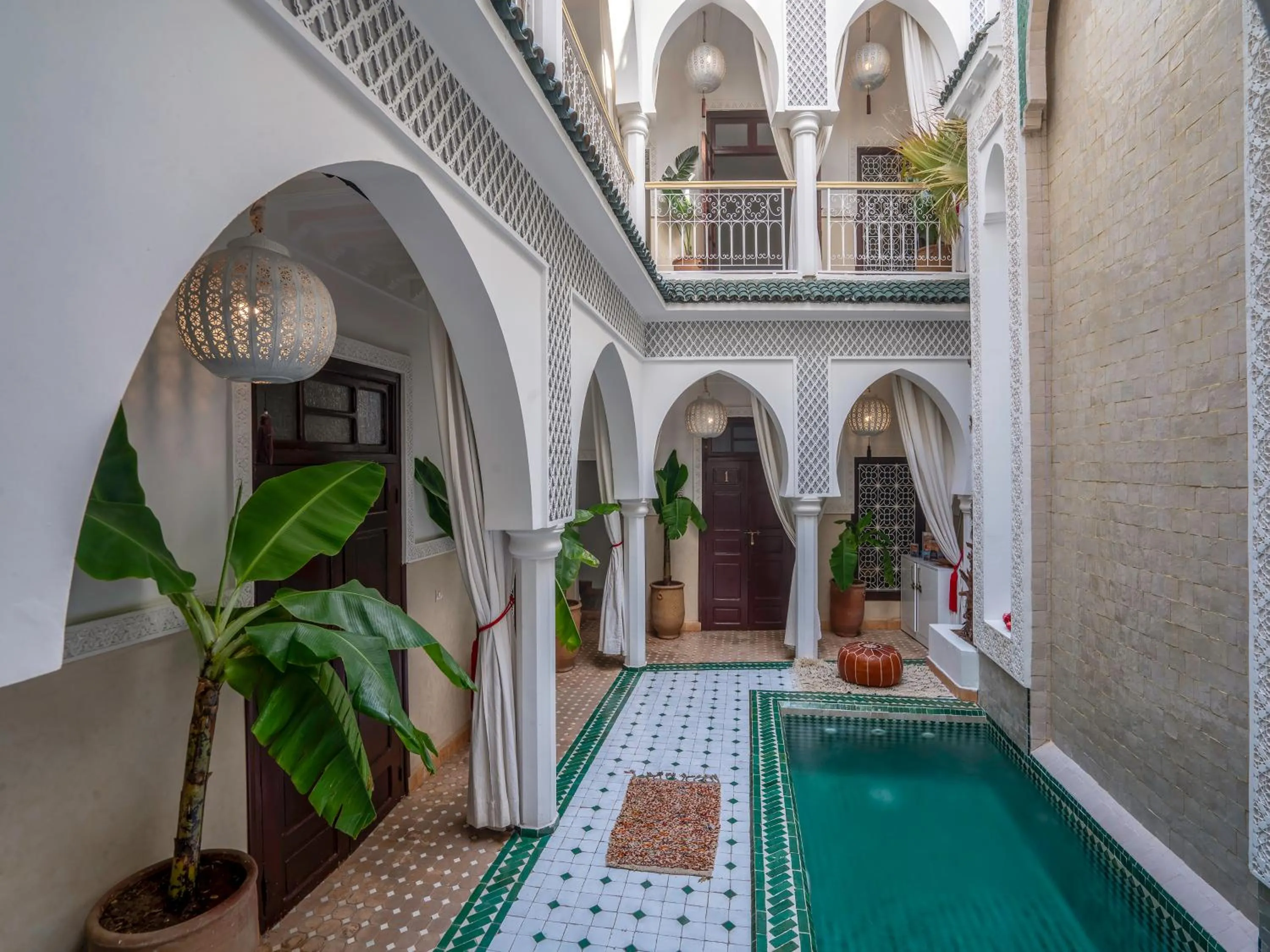 Swimming pool in Riad Tzizwit Boutique Hotel & SPA