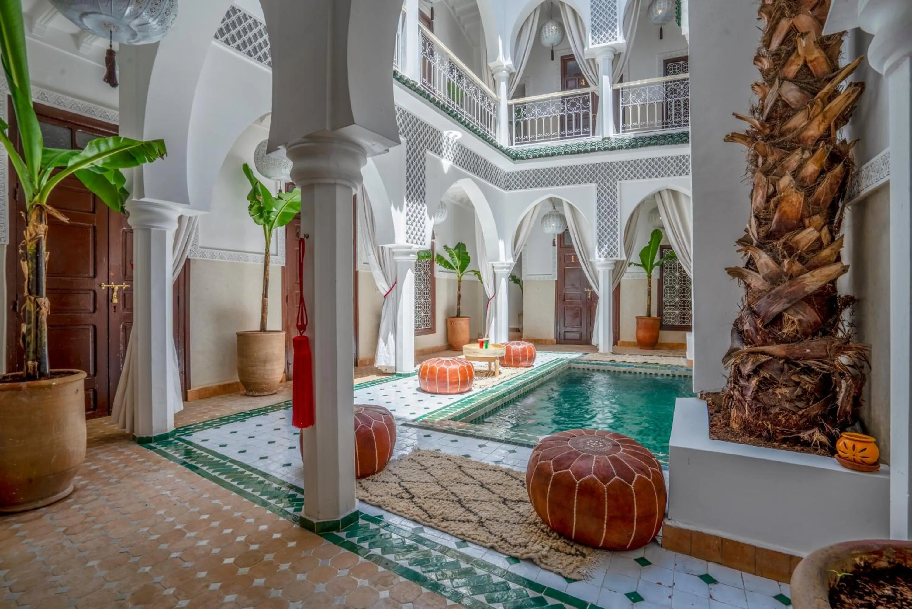Swimming pool in Riad Tzizwit Boutique Hotel & SPA