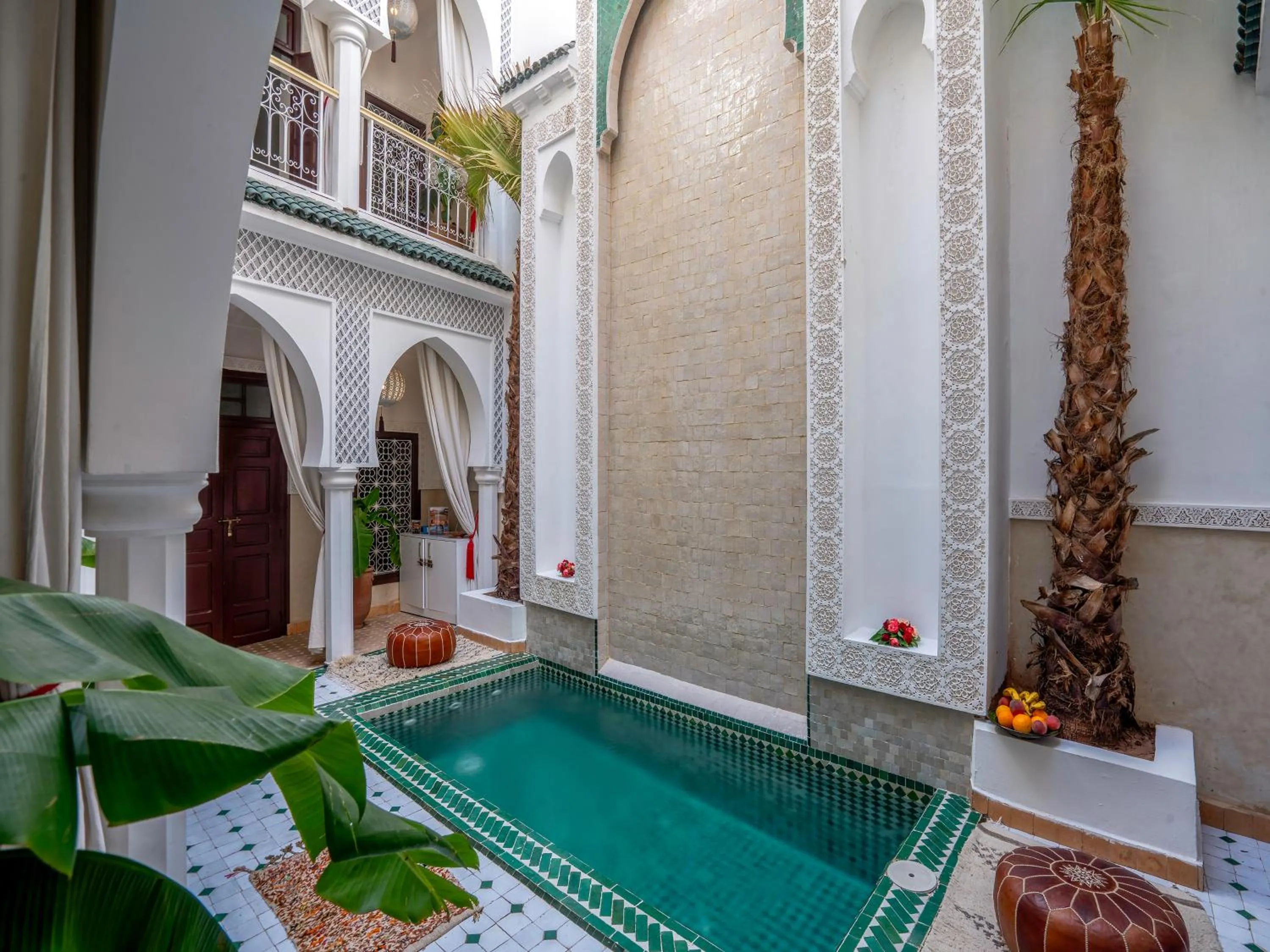 Pool view in Riad Tzizwit Boutique Hotel & SPA