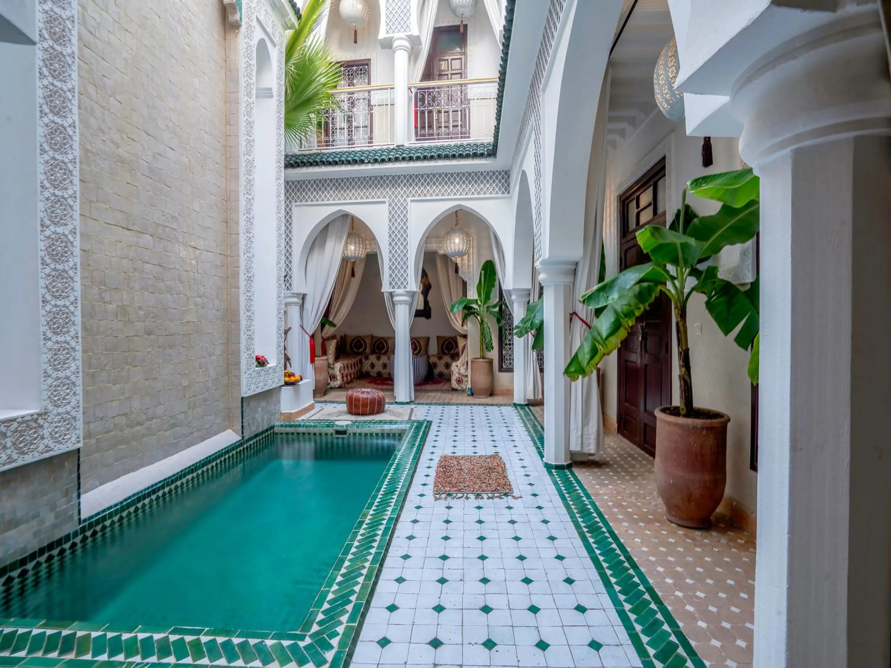 Patio in Riad Tzizwit Boutique Hotel & SPA