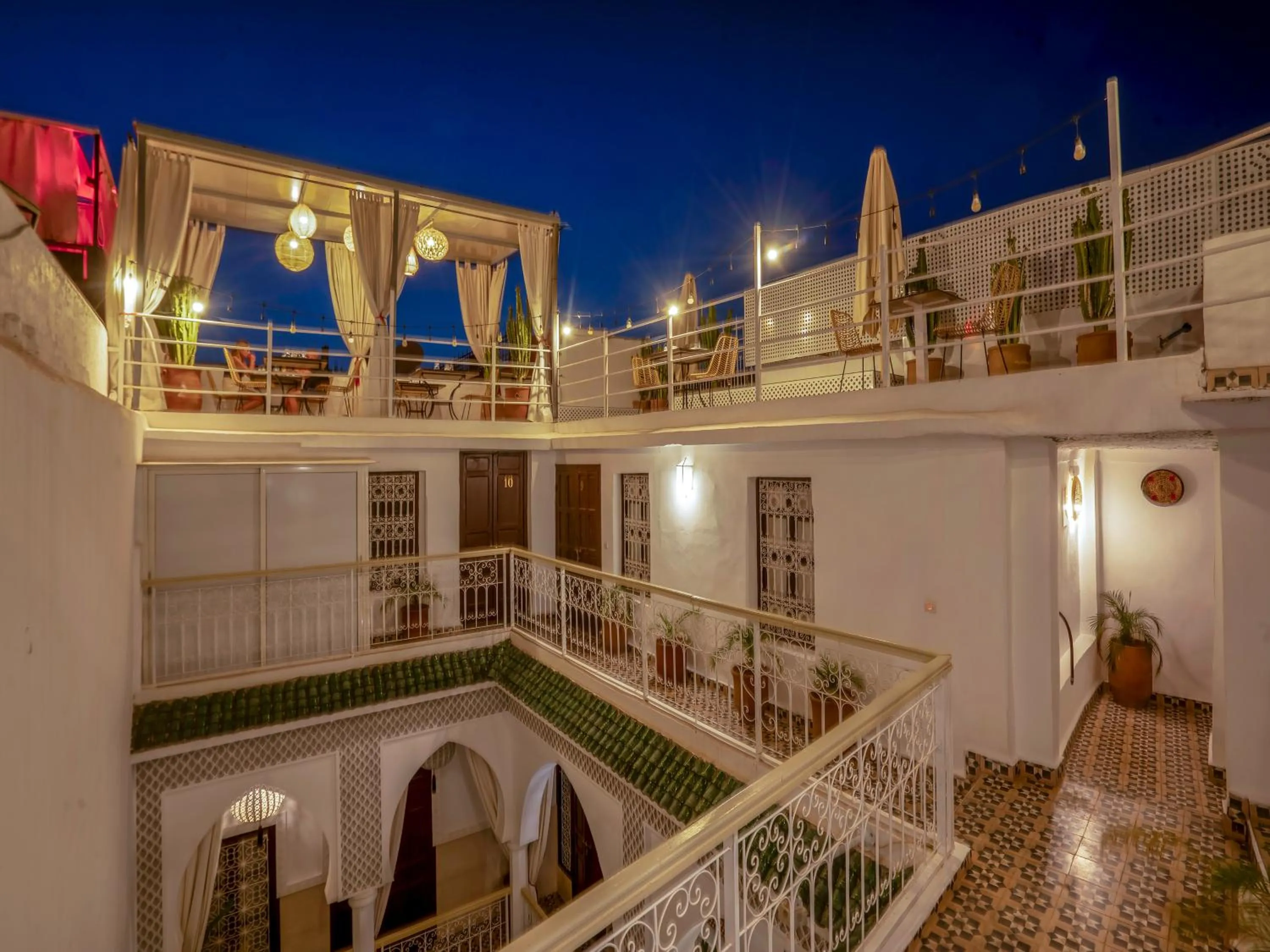 Balcony/Terrace in Riad Tzizwit Boutique Hotel & SPA