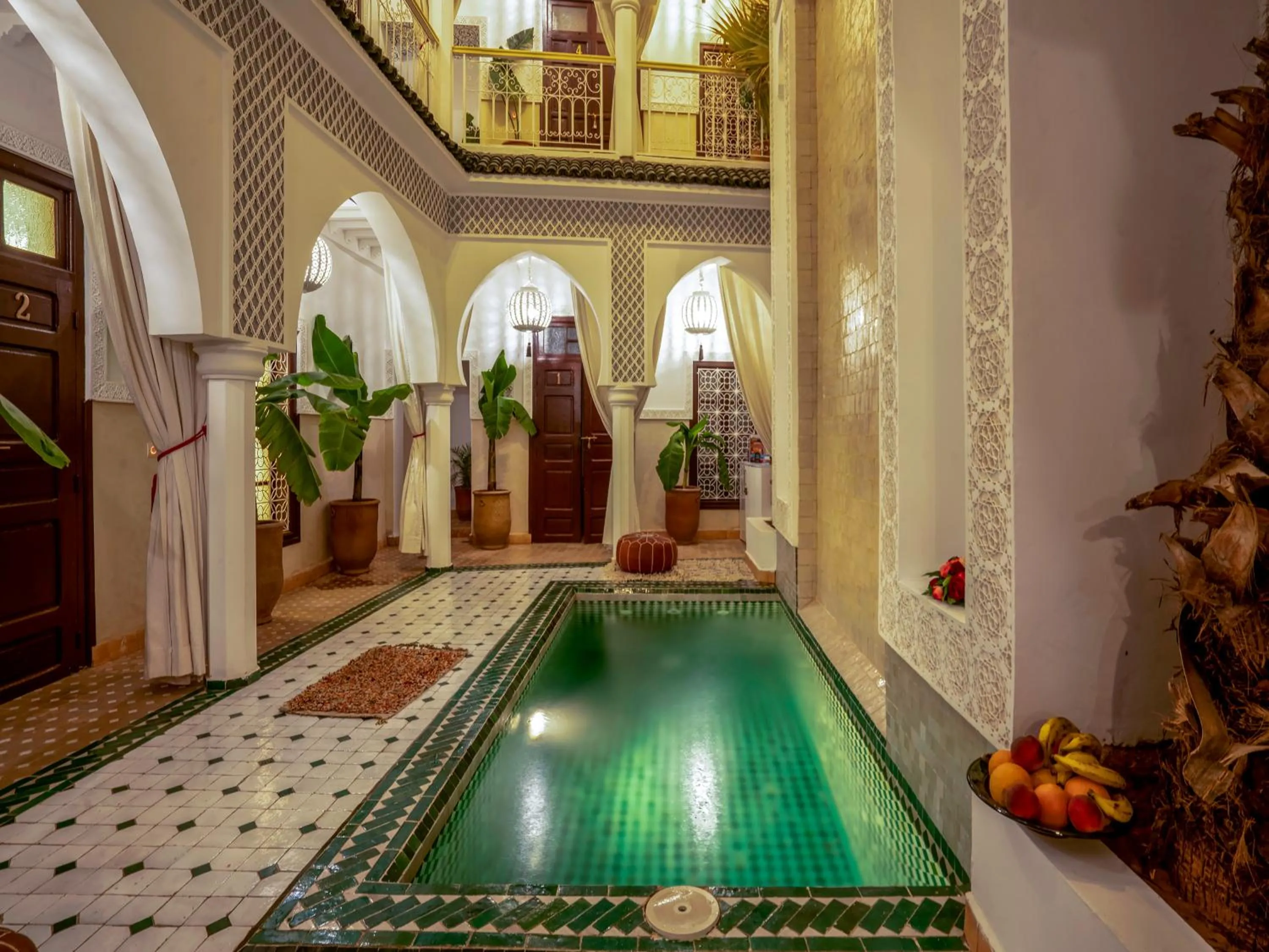 Swimming pool in Riad Tzizwit Boutique Hotel & SPA