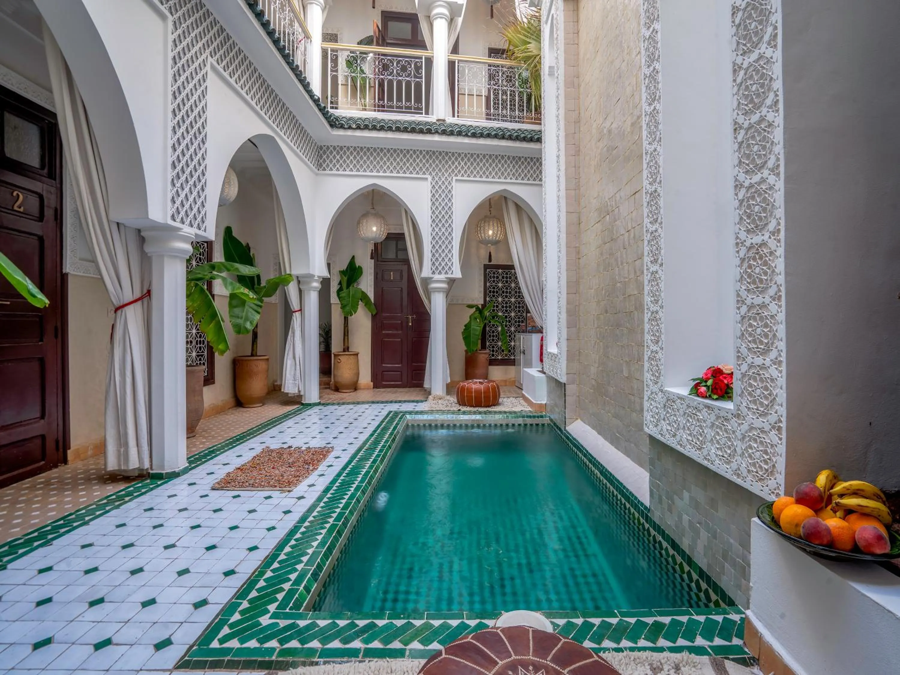 Swimming pool in Riad Tzizwit Boutique Hotel & SPA