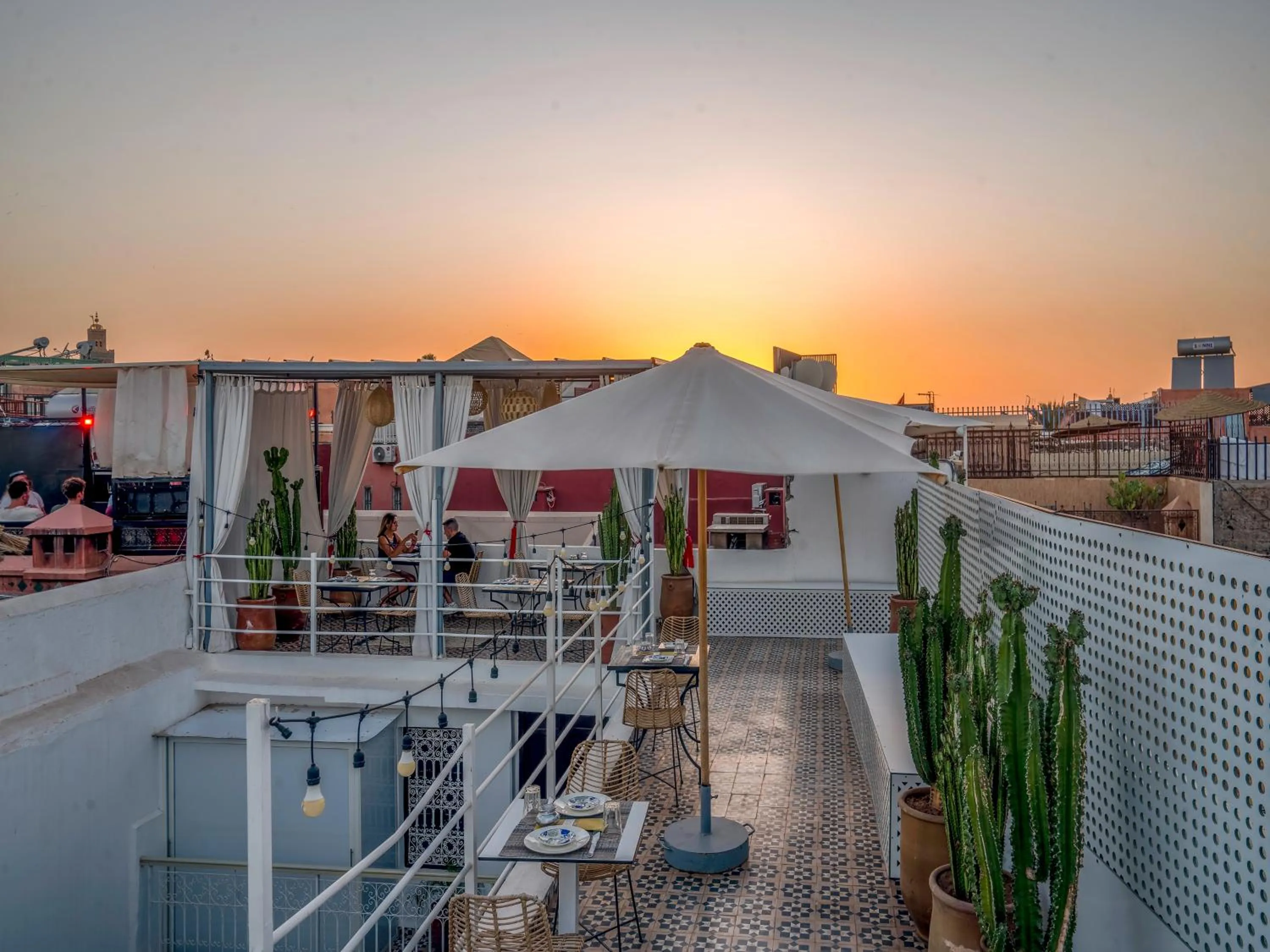 Balcony/Terrace in Riad Tzizwit Boutique Hotel & SPA