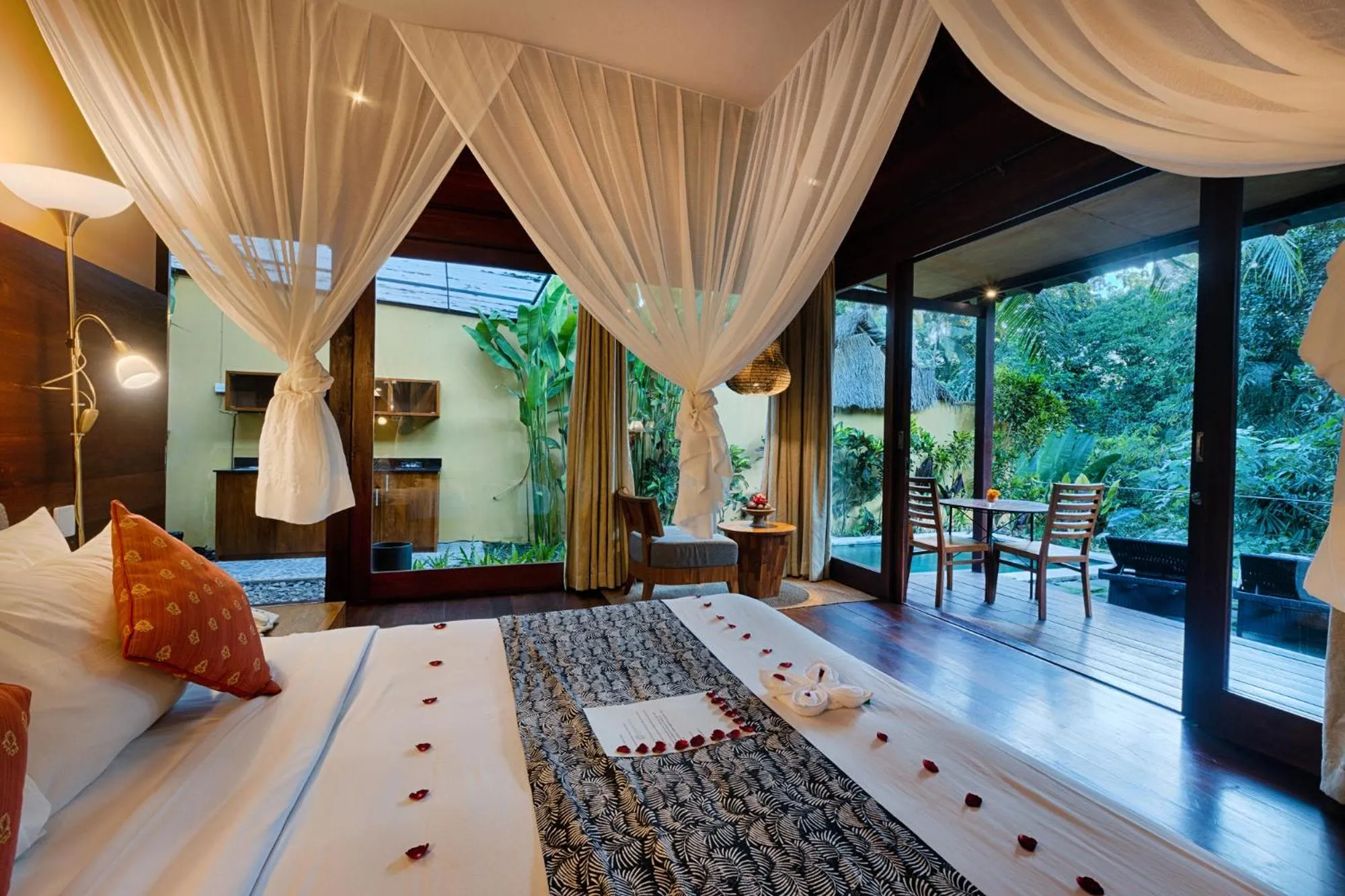Photo of the whole room, Bed in Samkhya Villas - Free 1x Floating Breakfast or Minibar