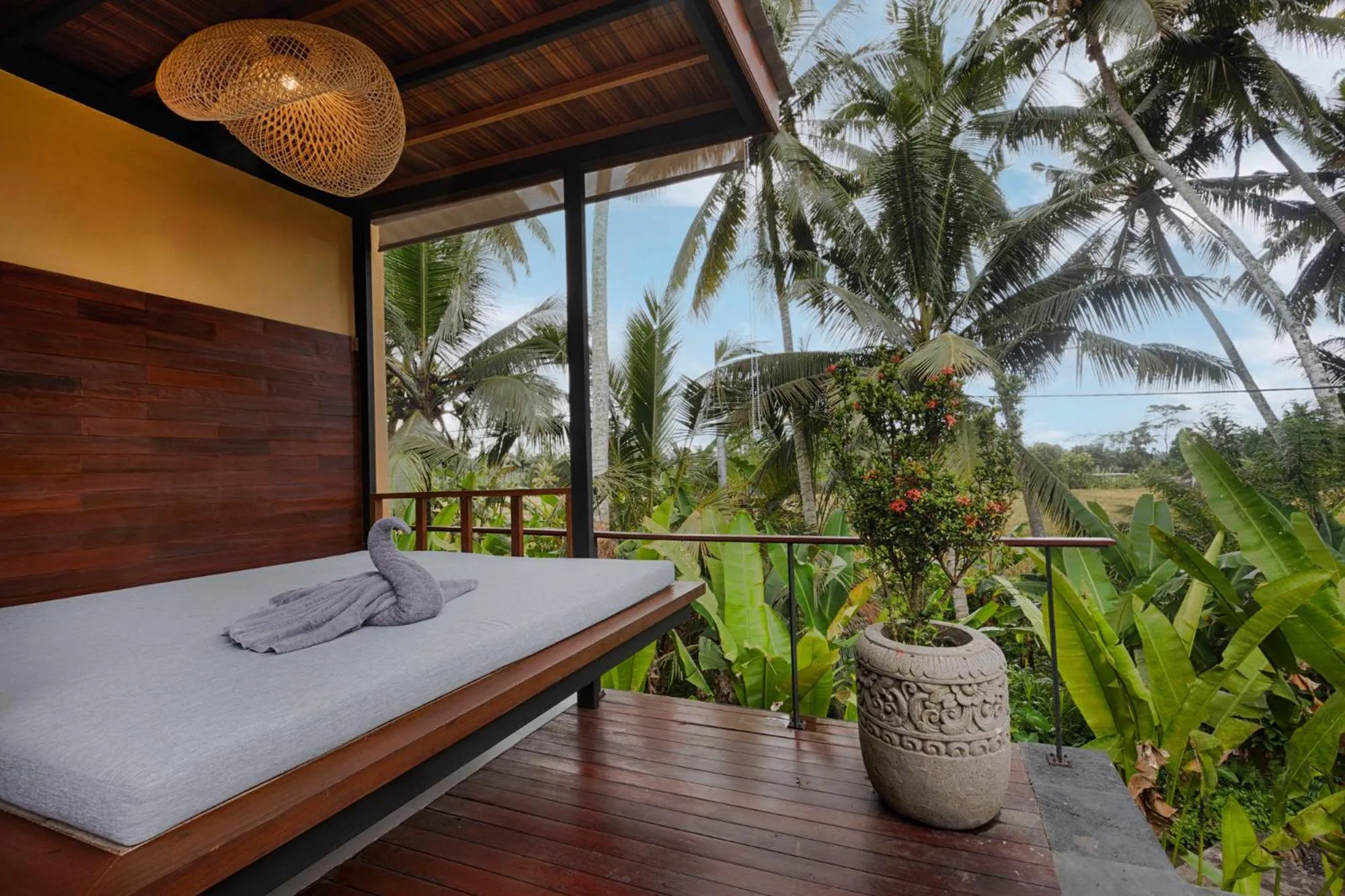 Balcony/Terrace in Samkhya Villas - Free 1x Floating Breakfast or Minibar