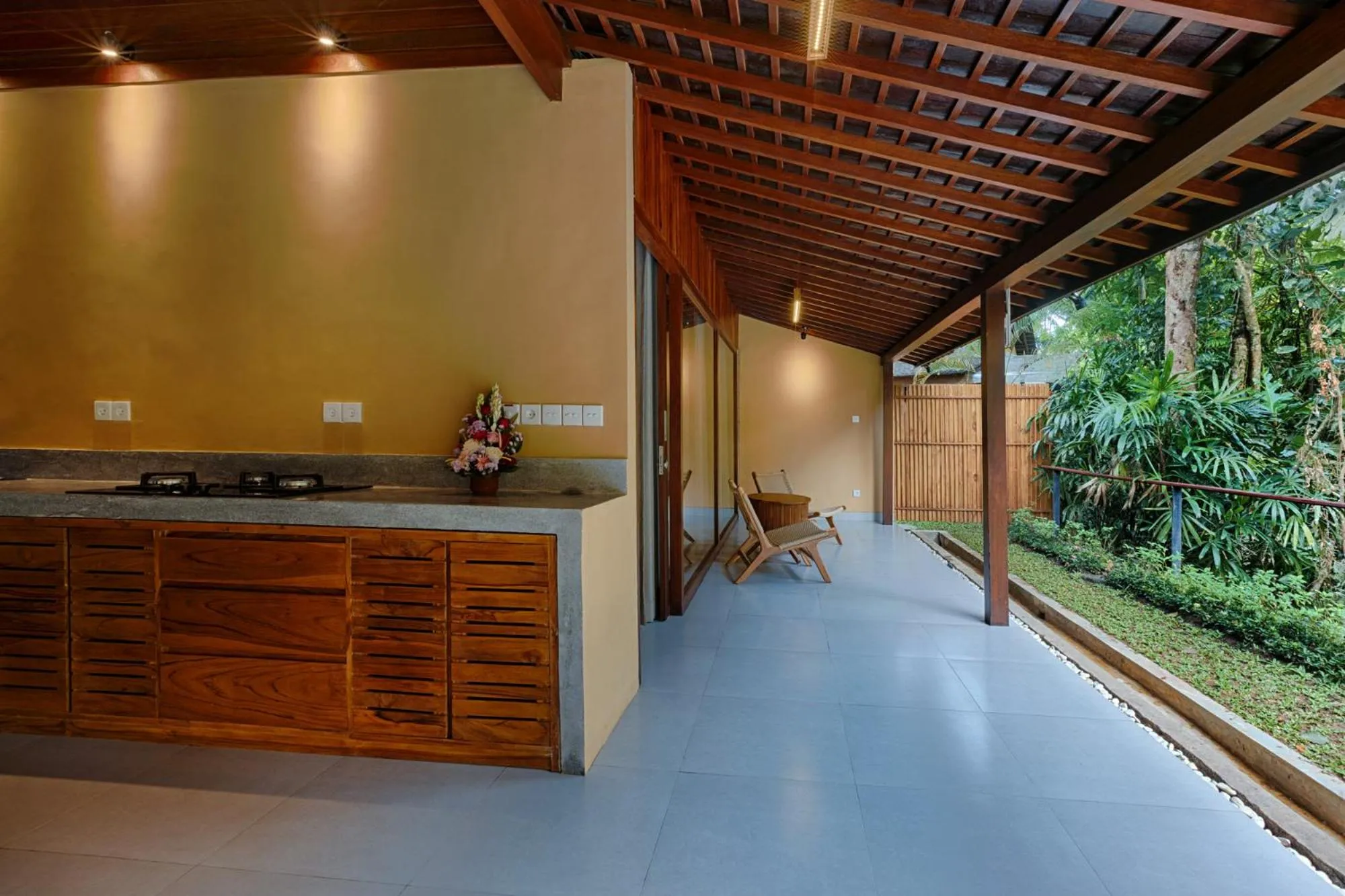 Kitchen or kitchenette in Samkhya Villas - Free 1x Floating Breakfast or Minibar