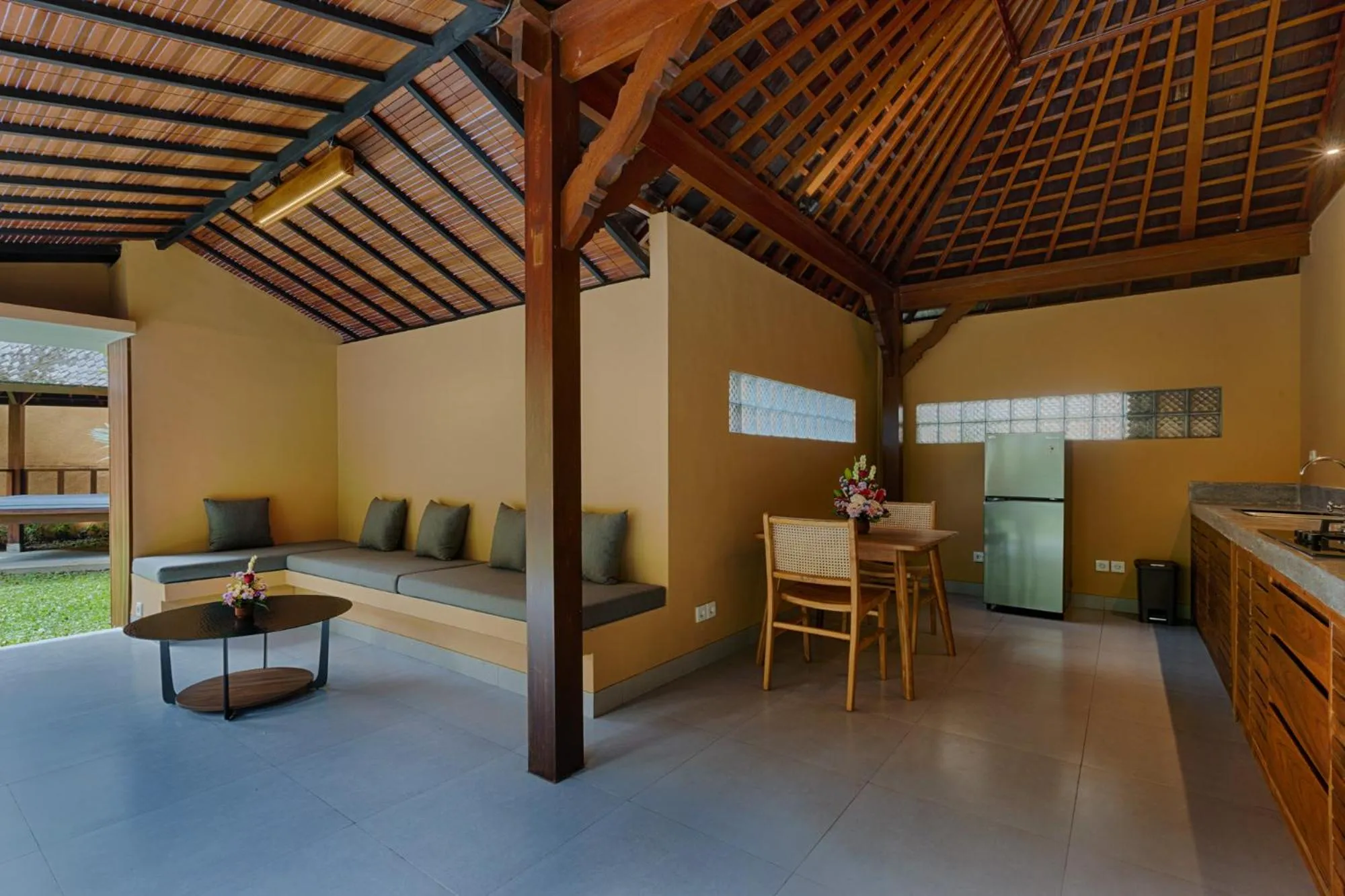 Kitchen or kitchenette in Samkhya Villas - Free 1x Floating Breakfast or Minibar