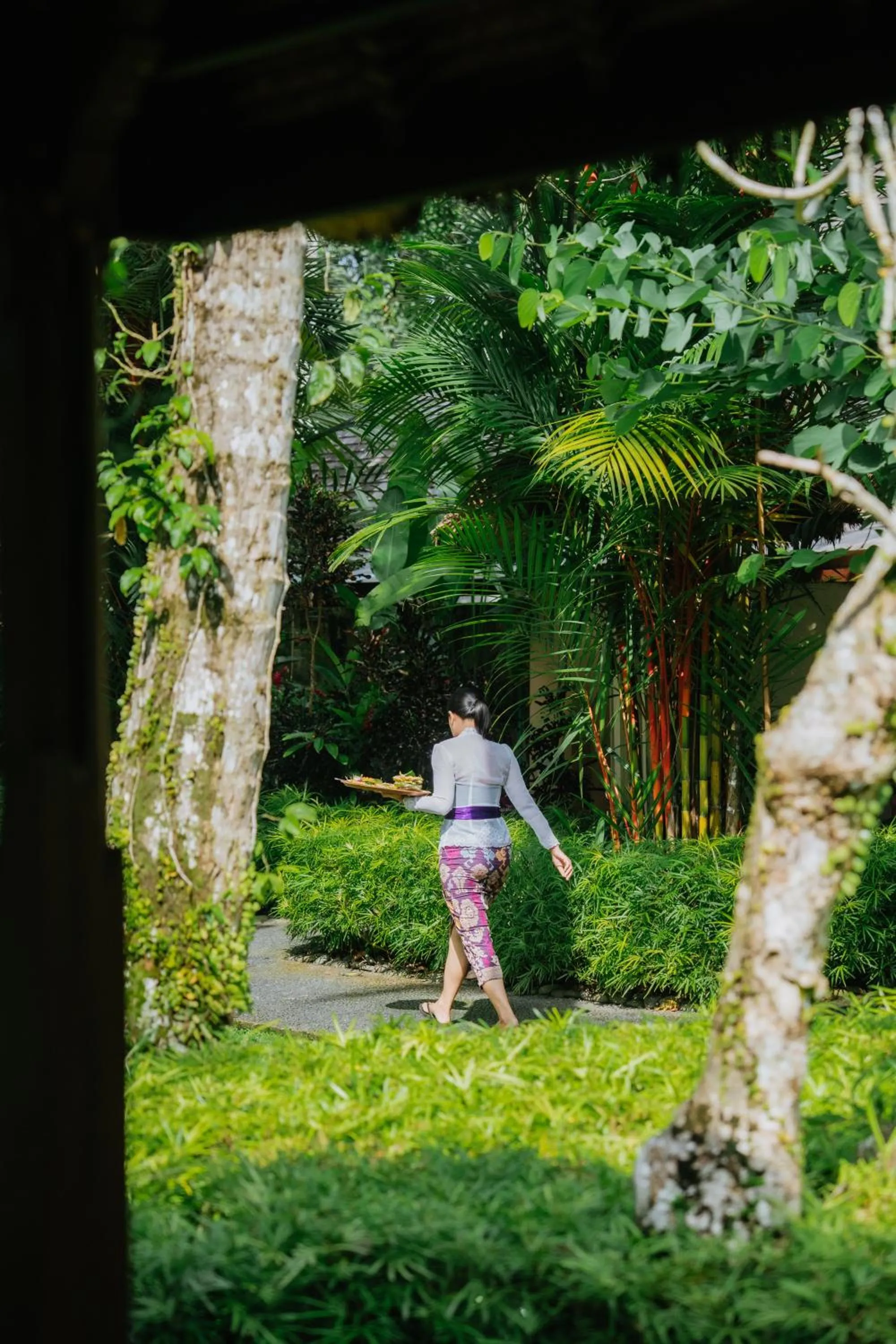 Garden view in Samkhya Villas - Free 1x Floating Breakfast or Minibar