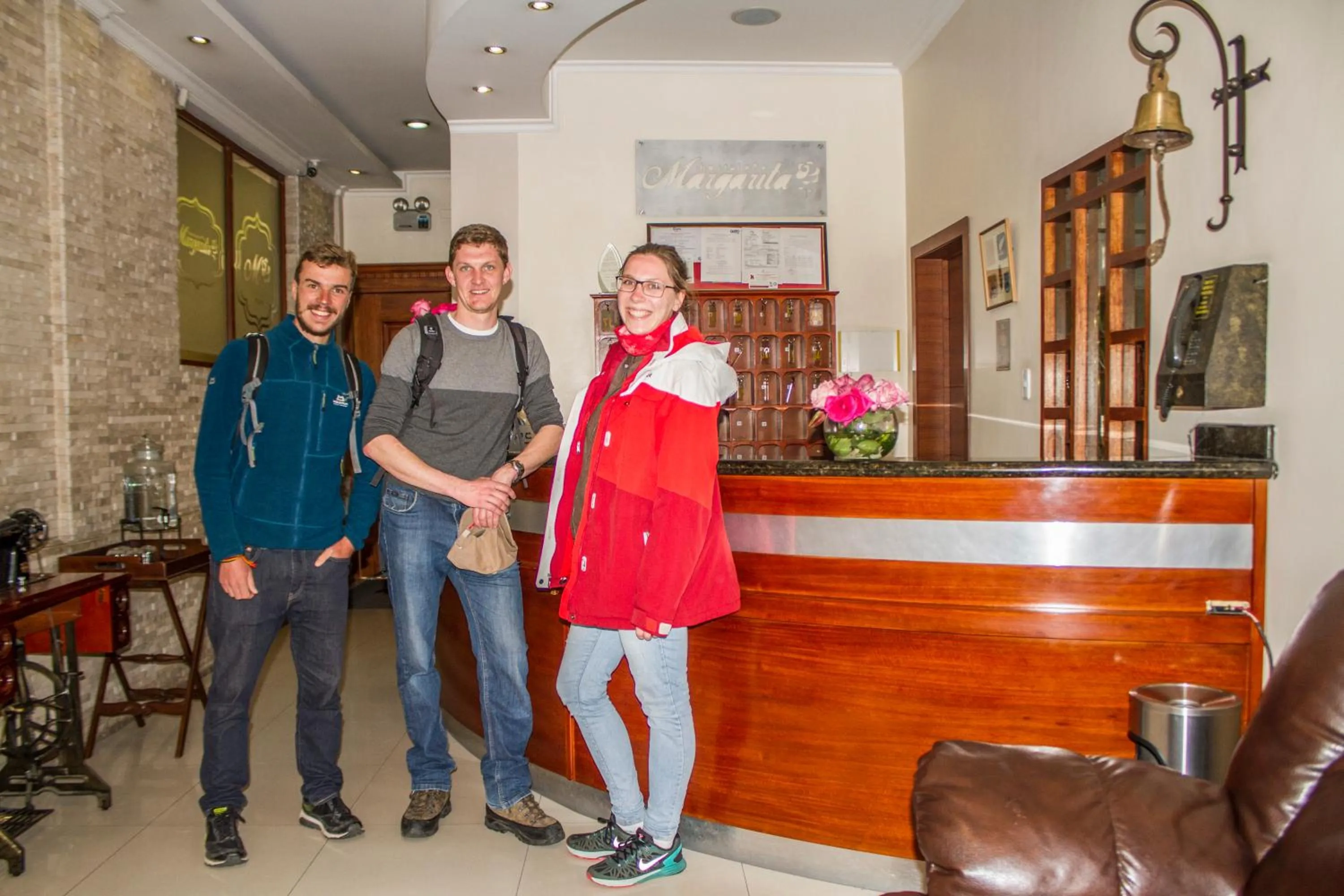 Lobby or reception in Hotel Margarita 2