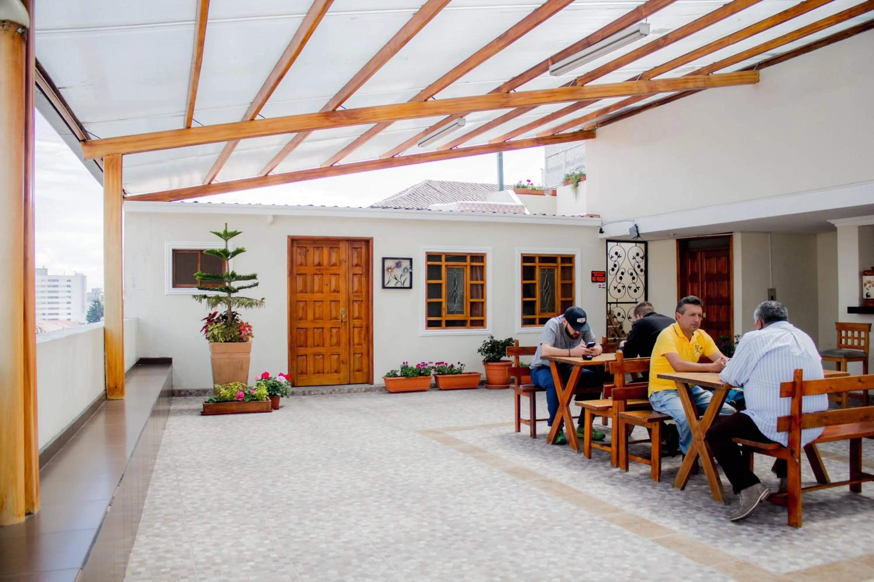 Patio in Hotel Margarita 2