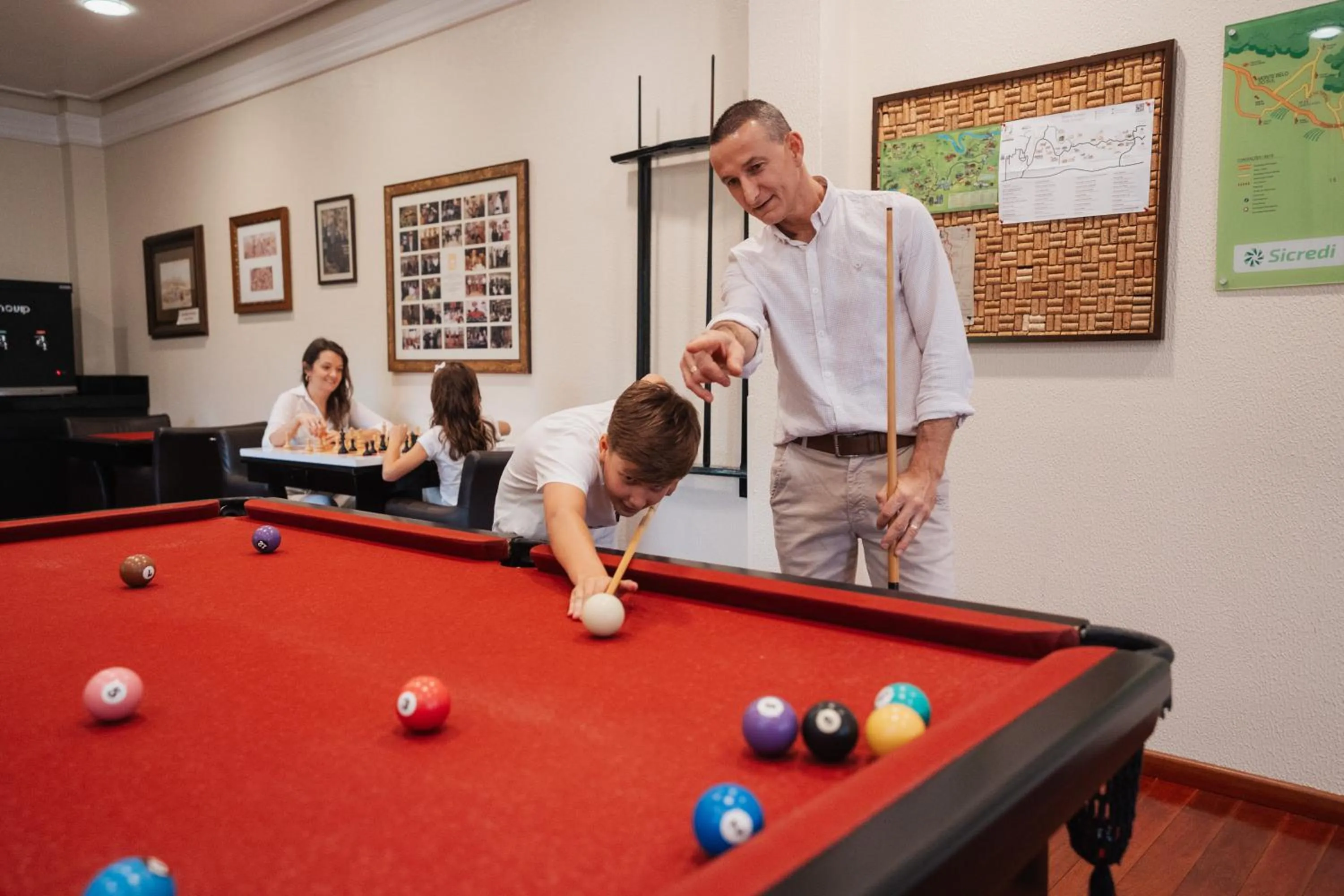 Game Room in Hotel Villa Michelon