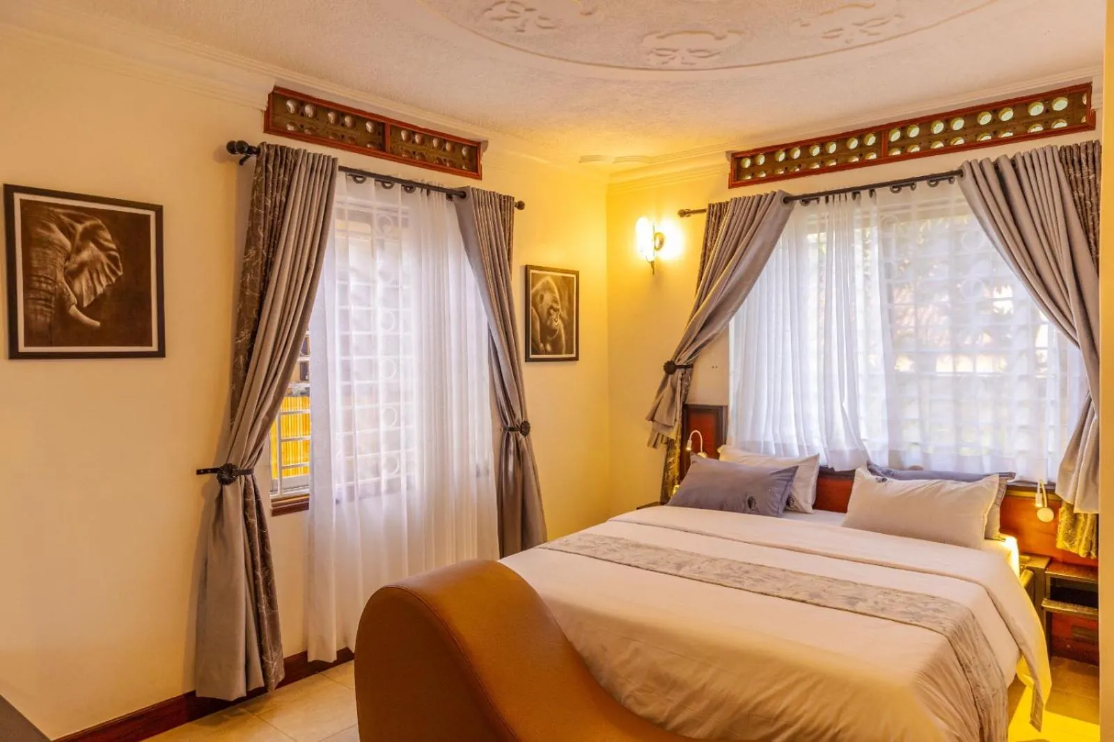Bed in SKA The Boutique Munyonyo
