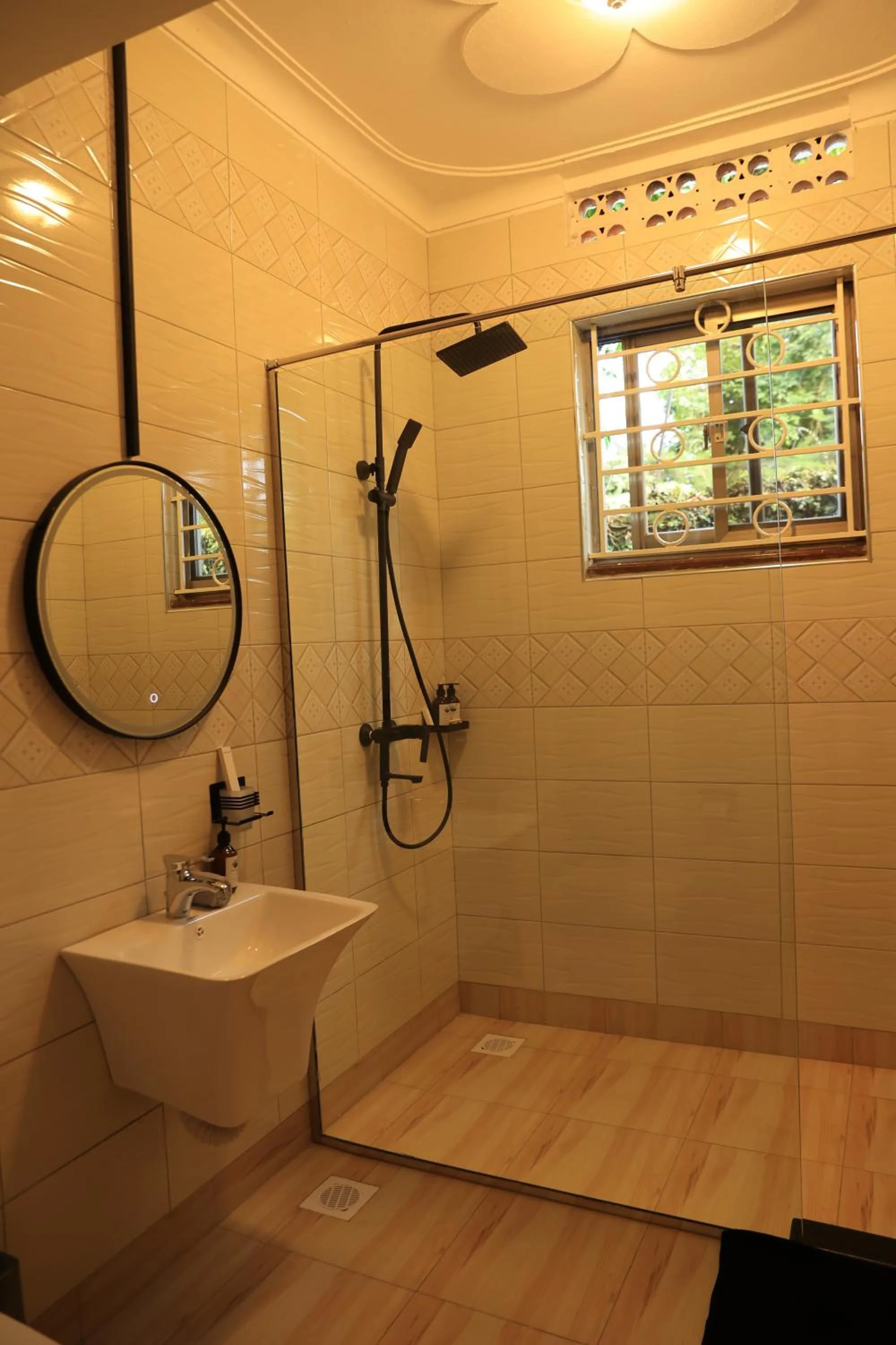 Shower in SKA The Boutique Munyonyo