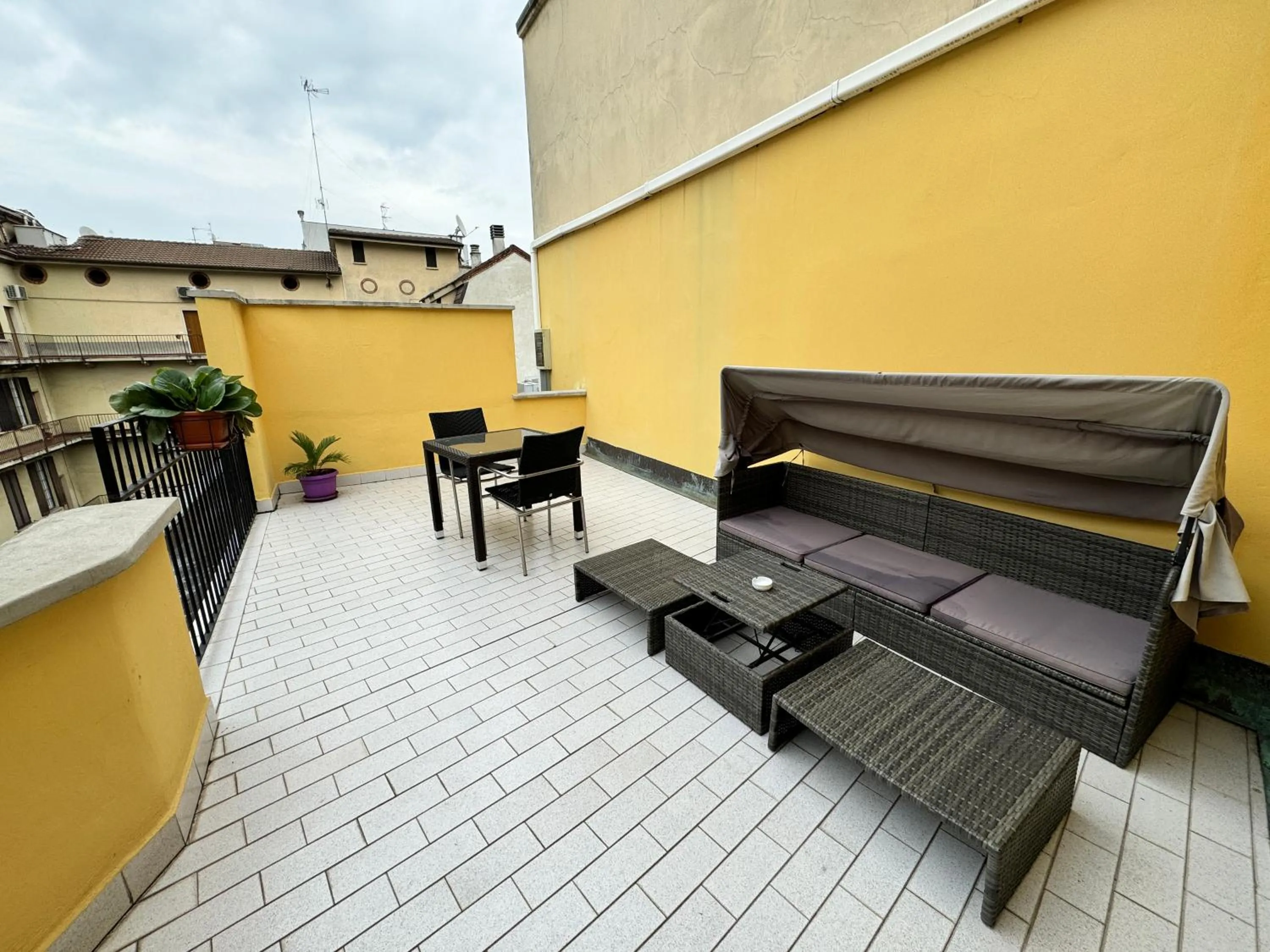 Balcony/Terrace in Hotel Parma