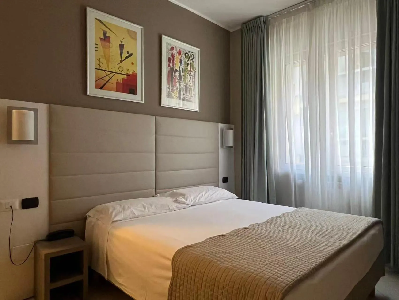 Bedroom, Bed in Hotel Parma