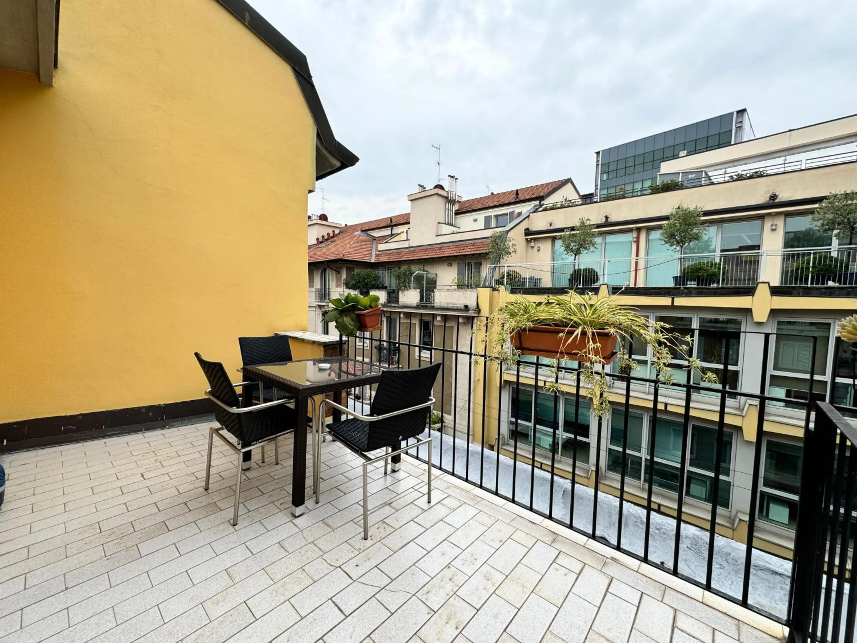 Balcony/Terrace in Hotel Parma