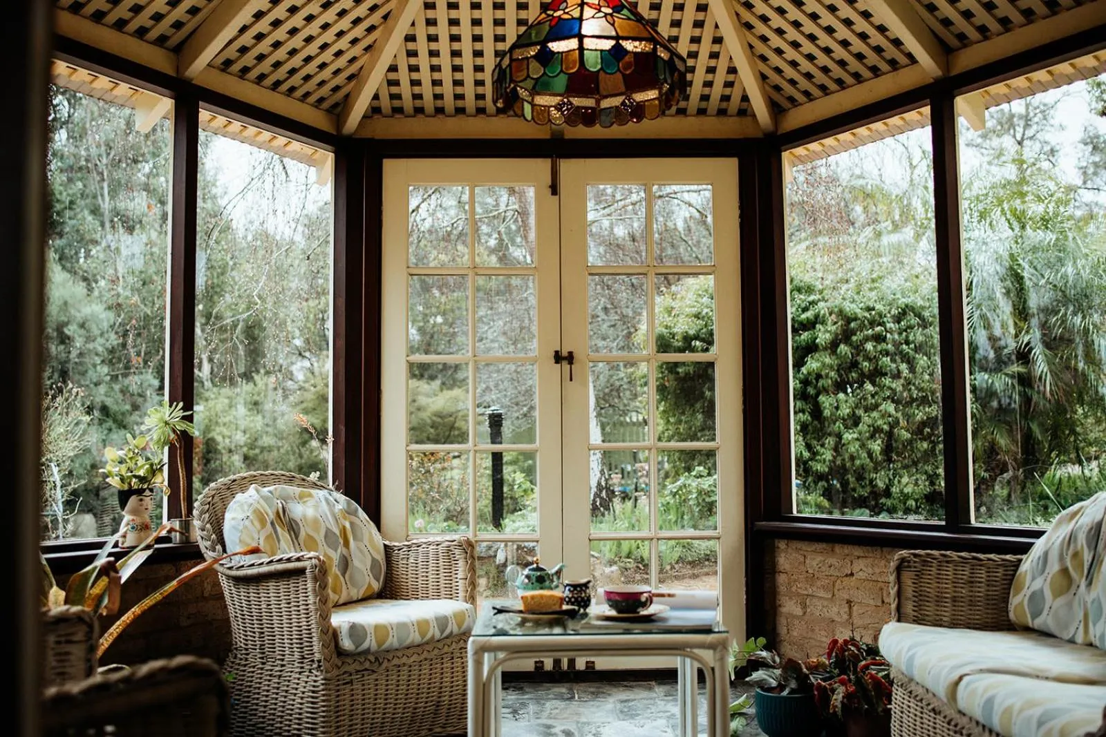 Seating area in Holberry House