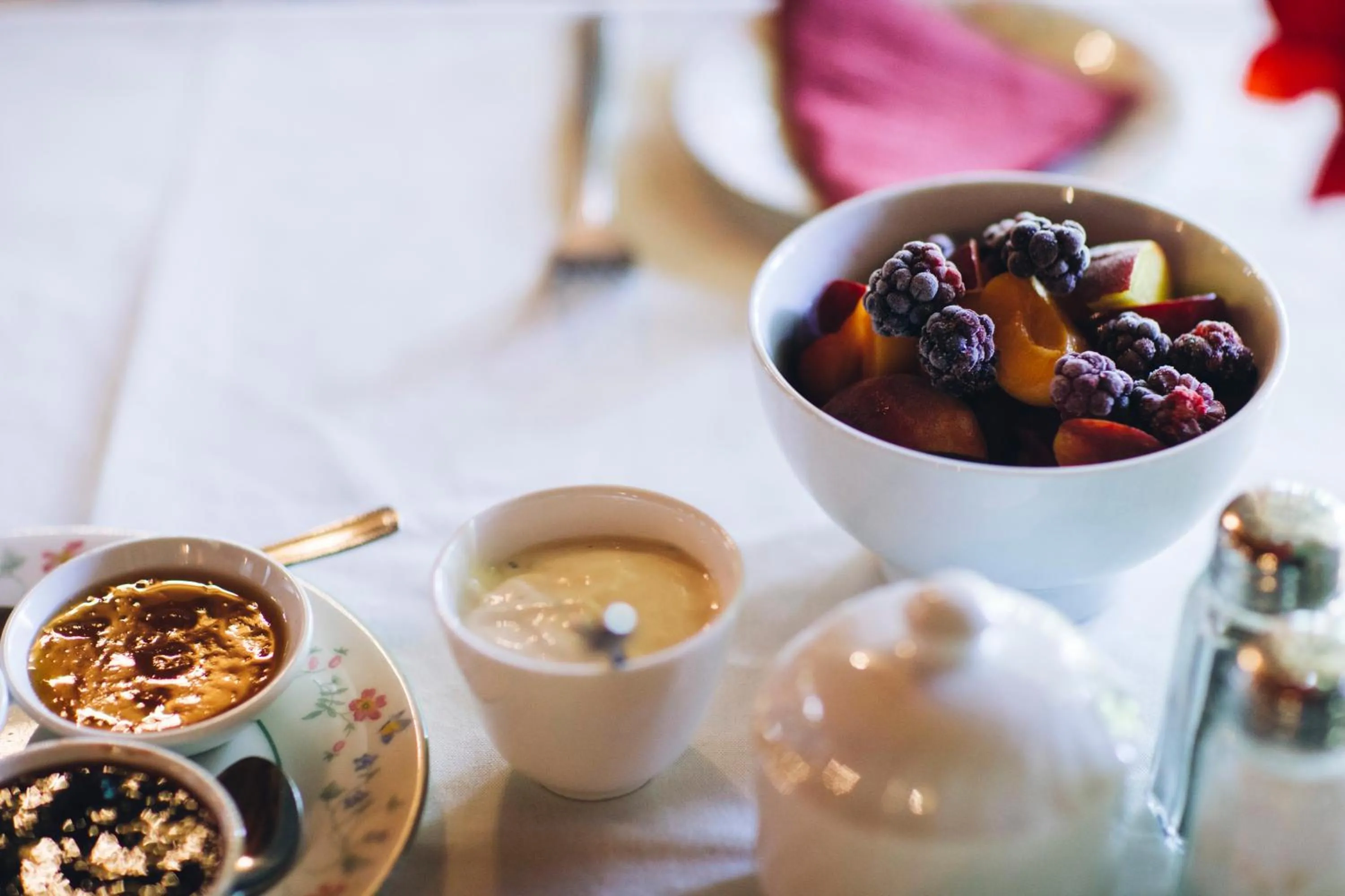 Food close-up in Holberry House